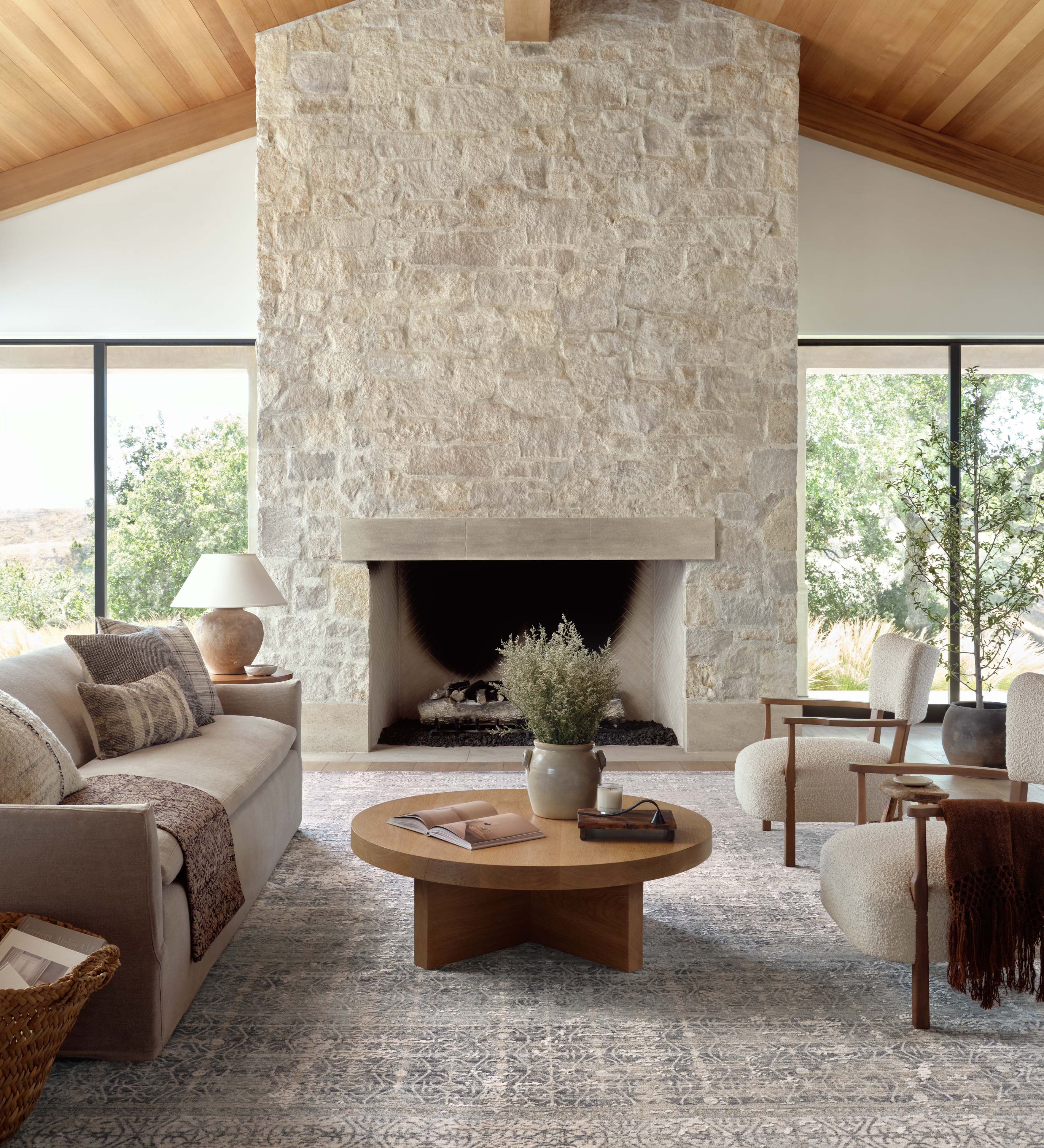 Amber Lewis x Loloi Alie Sky / Stone 0-patterned rugs Loloi