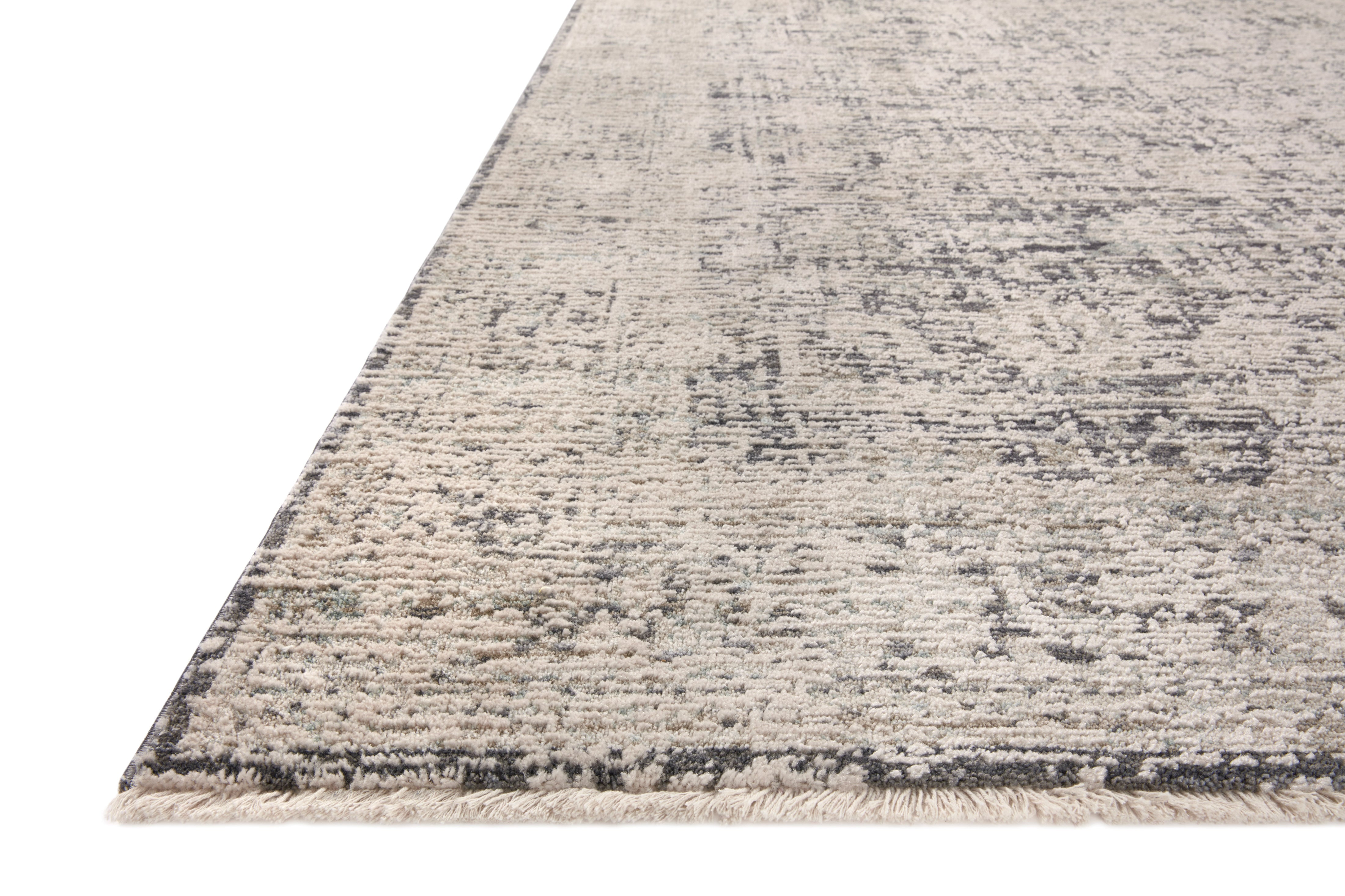 Amber Lewis x Loloi Alie Charcoal / Beige 0-patterned rugs Loloi