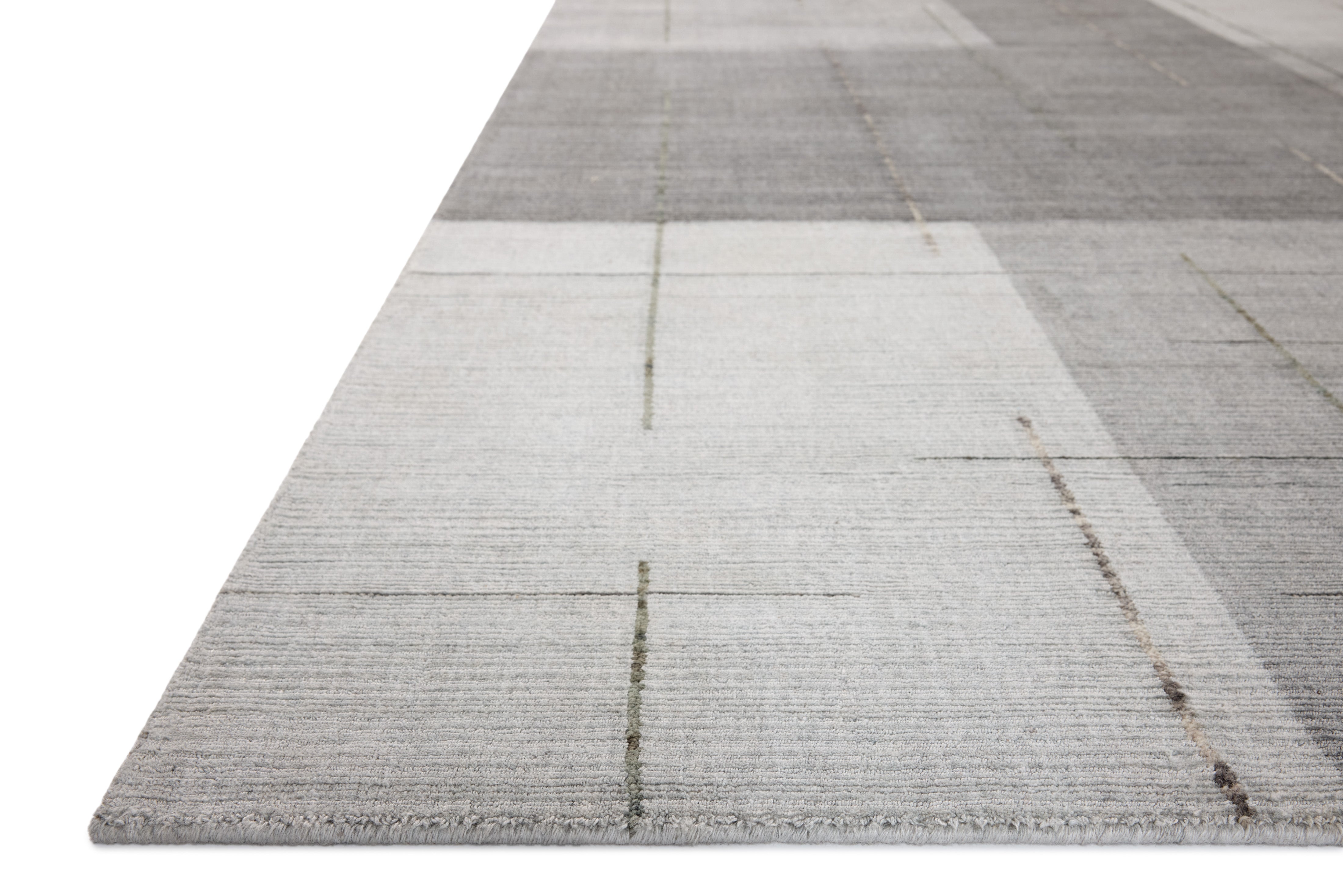 Loloi Alistair Grey / Olive Rug RUGS - wool Loloi 18" x 18" sample