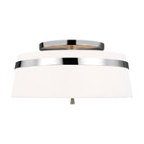 Cordtlandt Semi-Flush Mount LIGHTING - flush mount Visual Comfort Large Polished Nickel