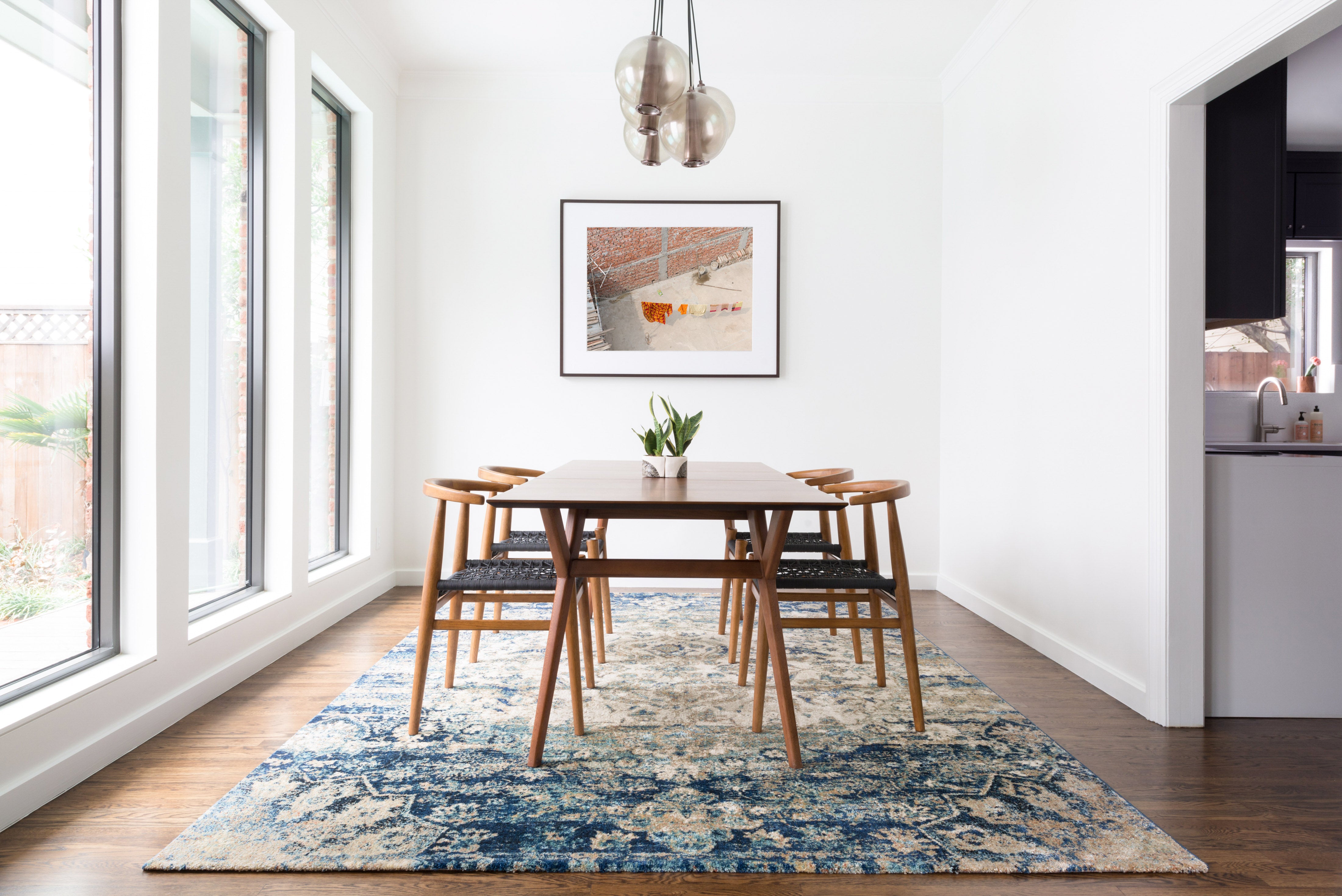 Loloi Anastasia Blue / Ivory Rug RUGS - synthetic Loloi