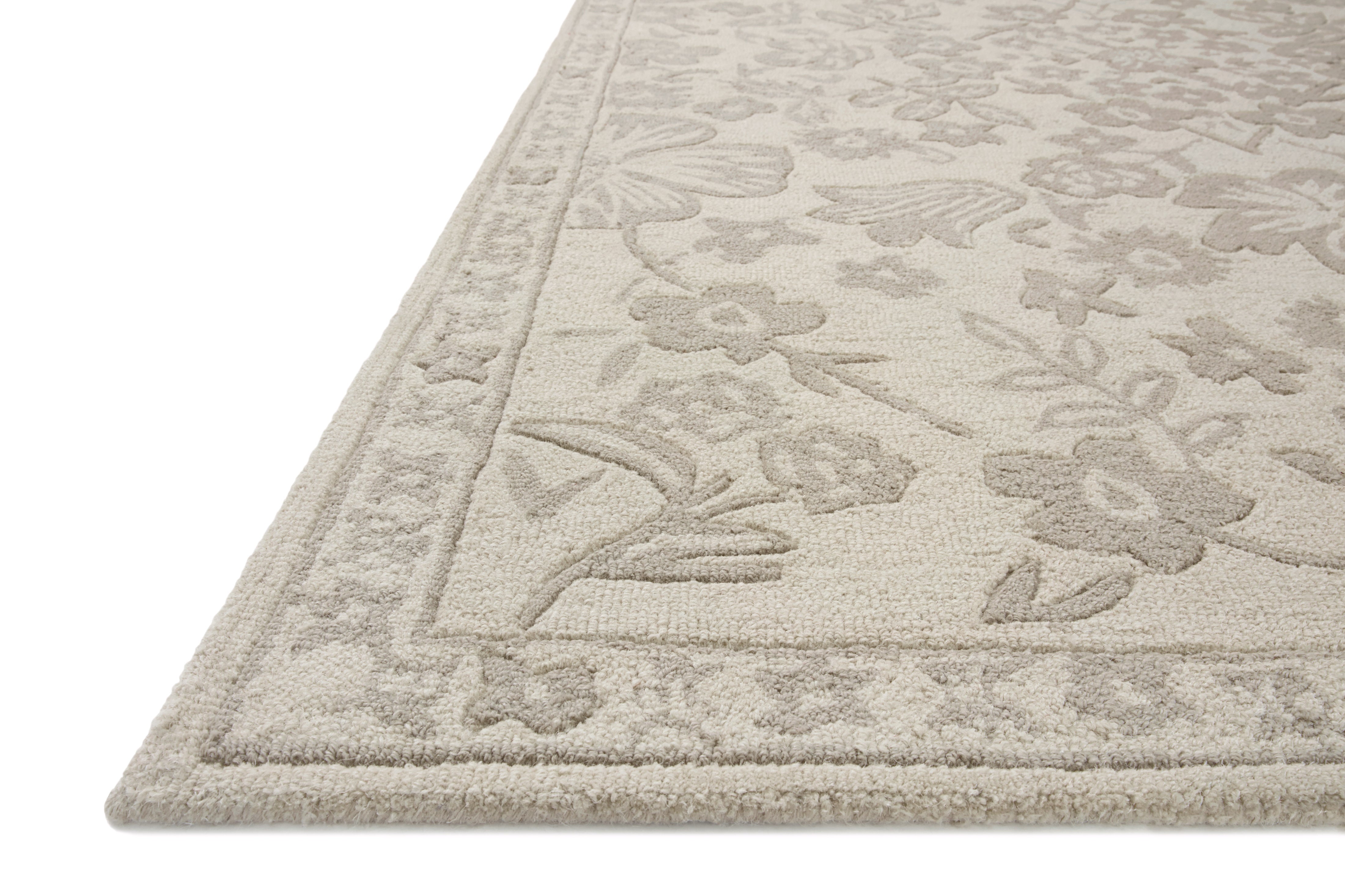 Rifle Paper Co. X Loloi/ Arboretum Rose Garden Ivory Rug 3 - RUGS - patterned Loloi