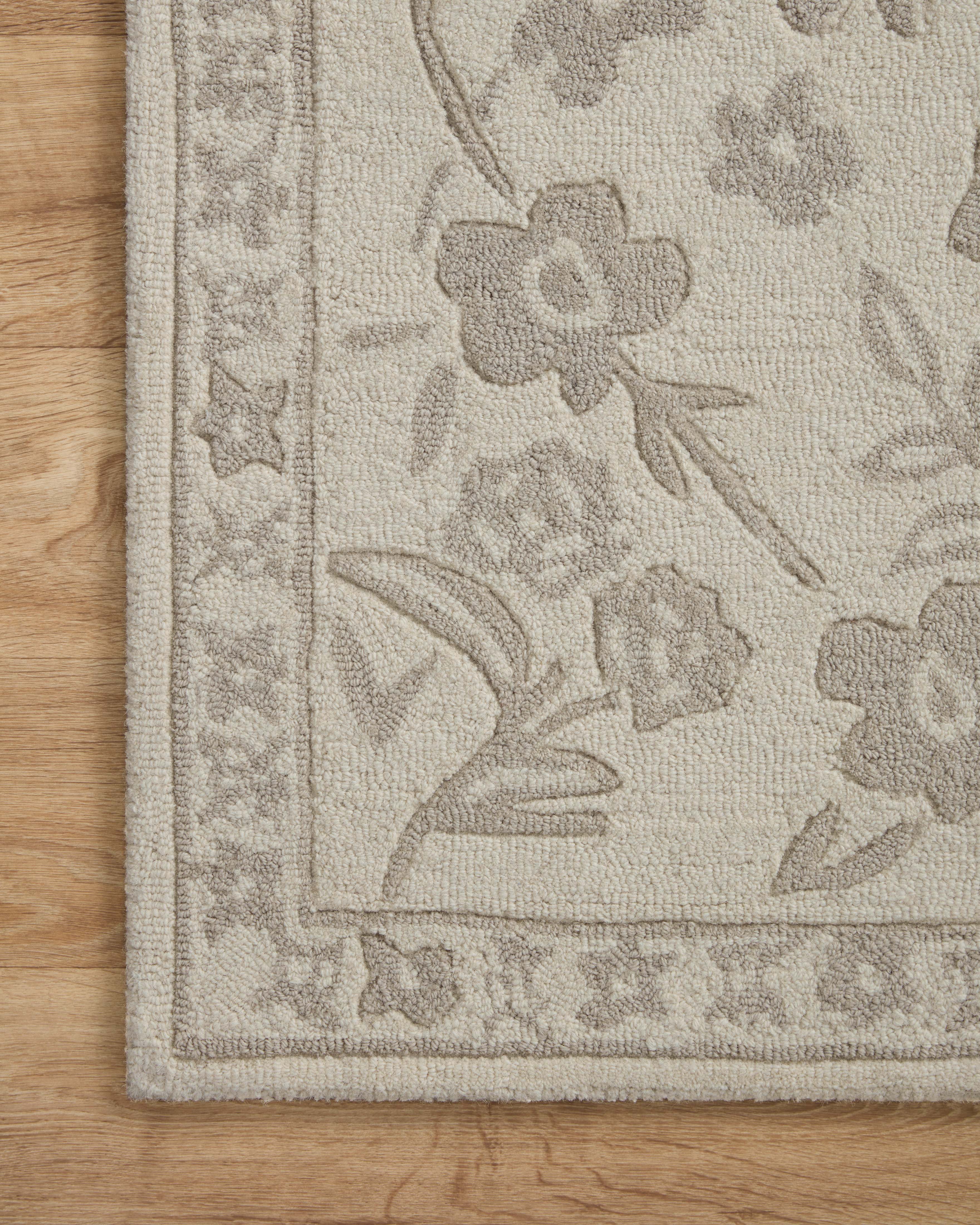 Rifle Paper Co. X Loloi/ Arboretum Rose Garden Ivory Rug 3 - RUGS - patterned Loloi