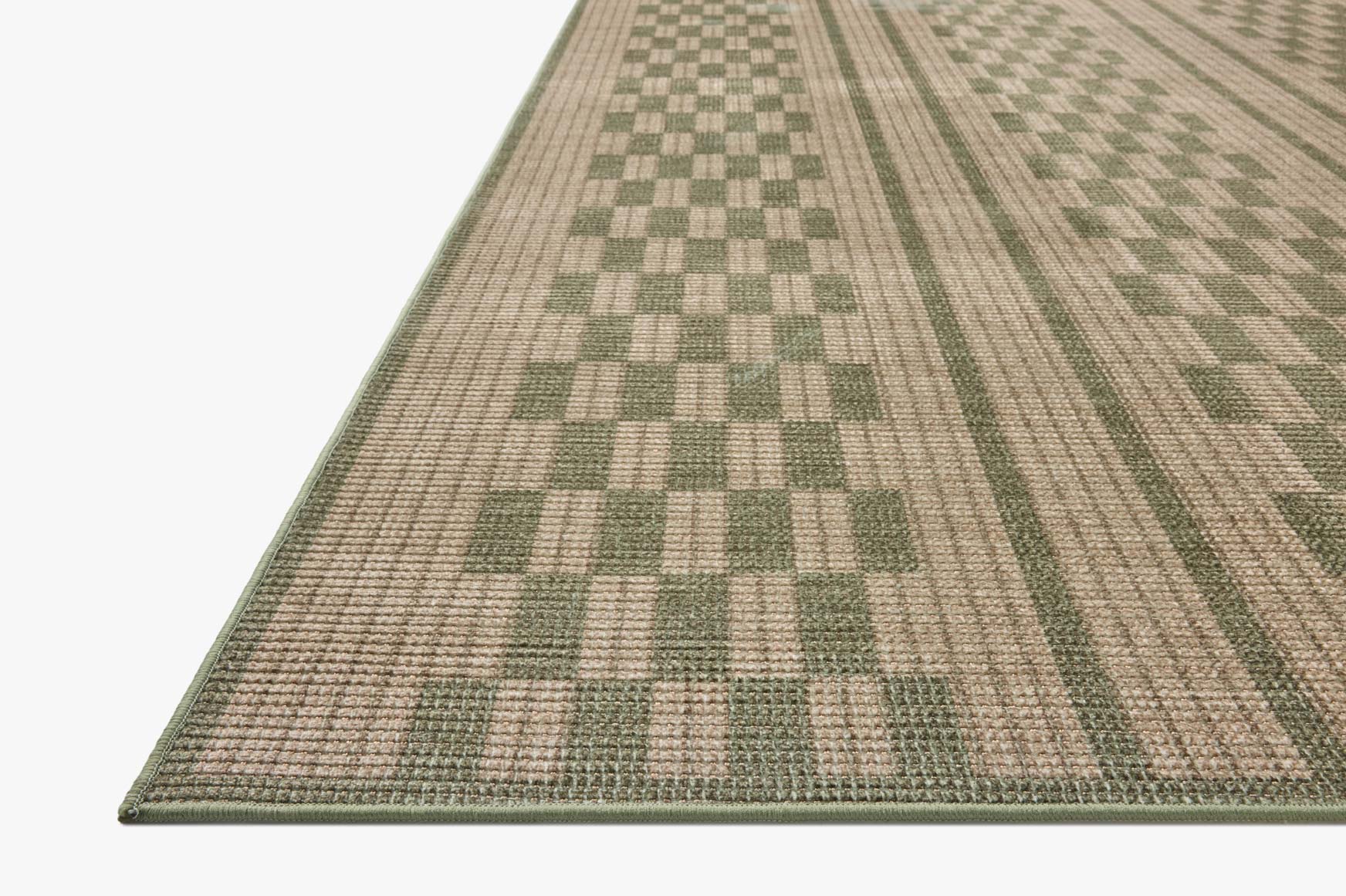 Amber Lewis x Loloi Archibald Natural / Green Rug – 3
