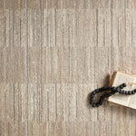 Loloi Arden Natural / Pebble Rug 0-RUGS-patterned Loloi