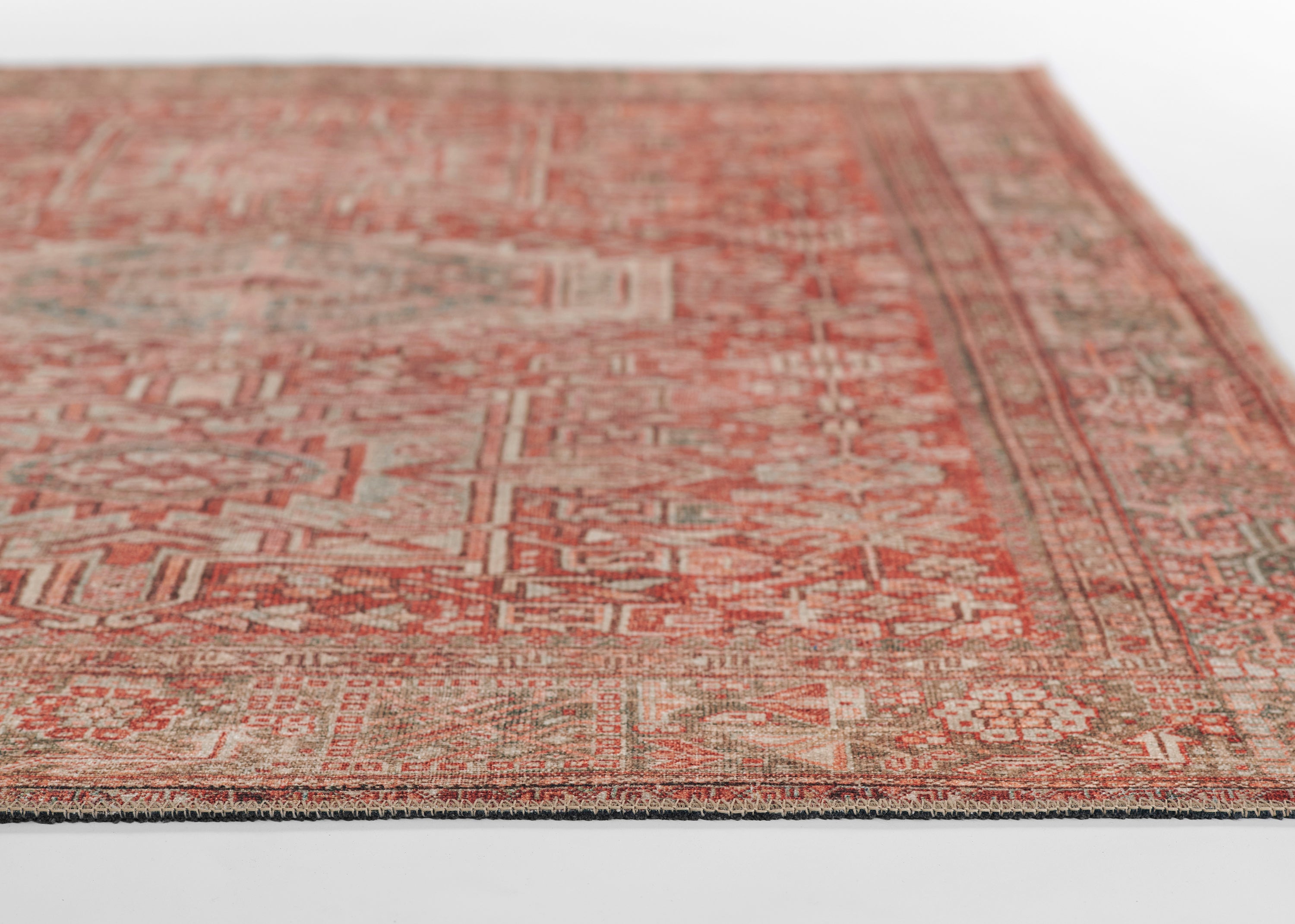 Ariyah Red / Navy Rug RUGS - synthetic Momeni