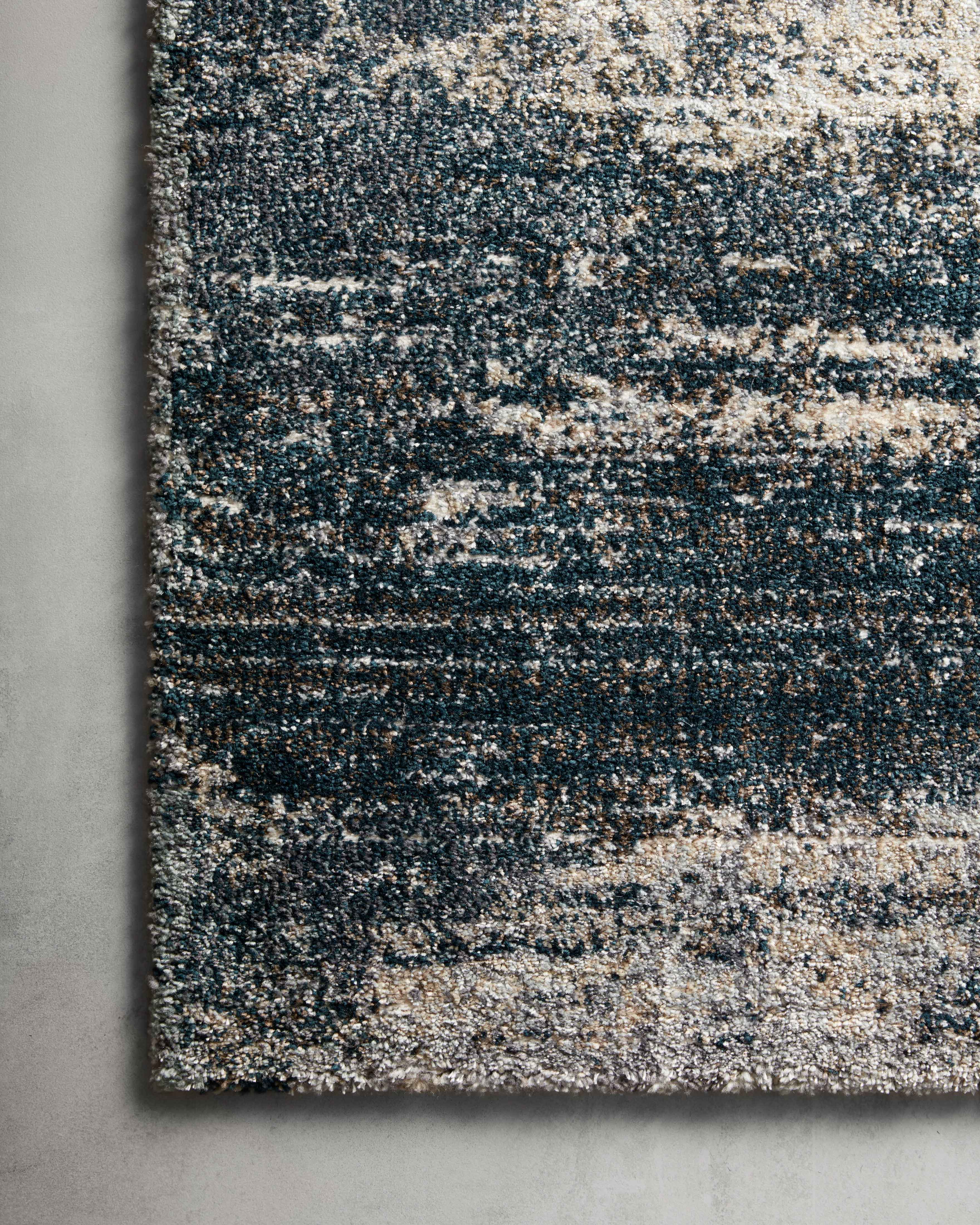 Loloi Augustus Navy / Stone Rug RUGS - synthetic Loloi