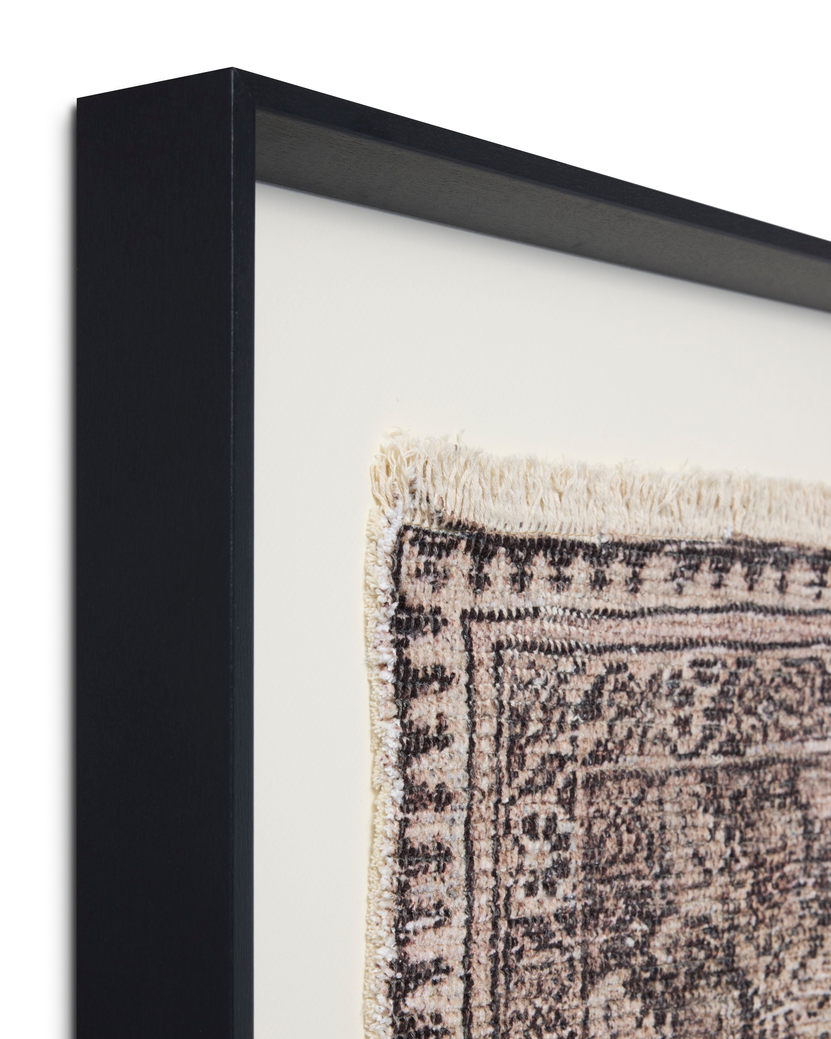 Loloi Persepolis Brown / Black Wall Art ARTWORK - framed art Loloi