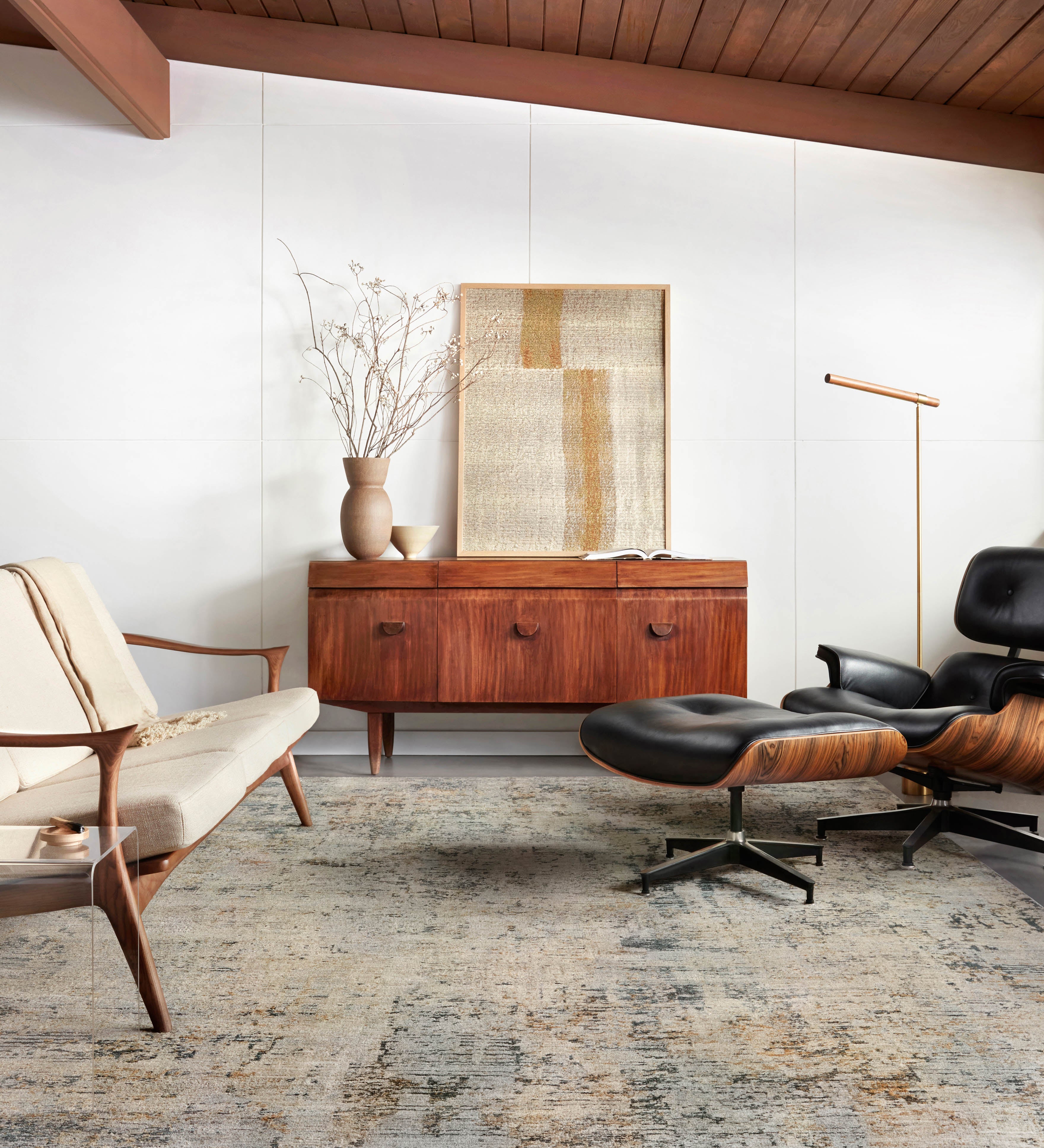 Loloi Axel Beige / Sky Rug RUGS - synthetic Loloi