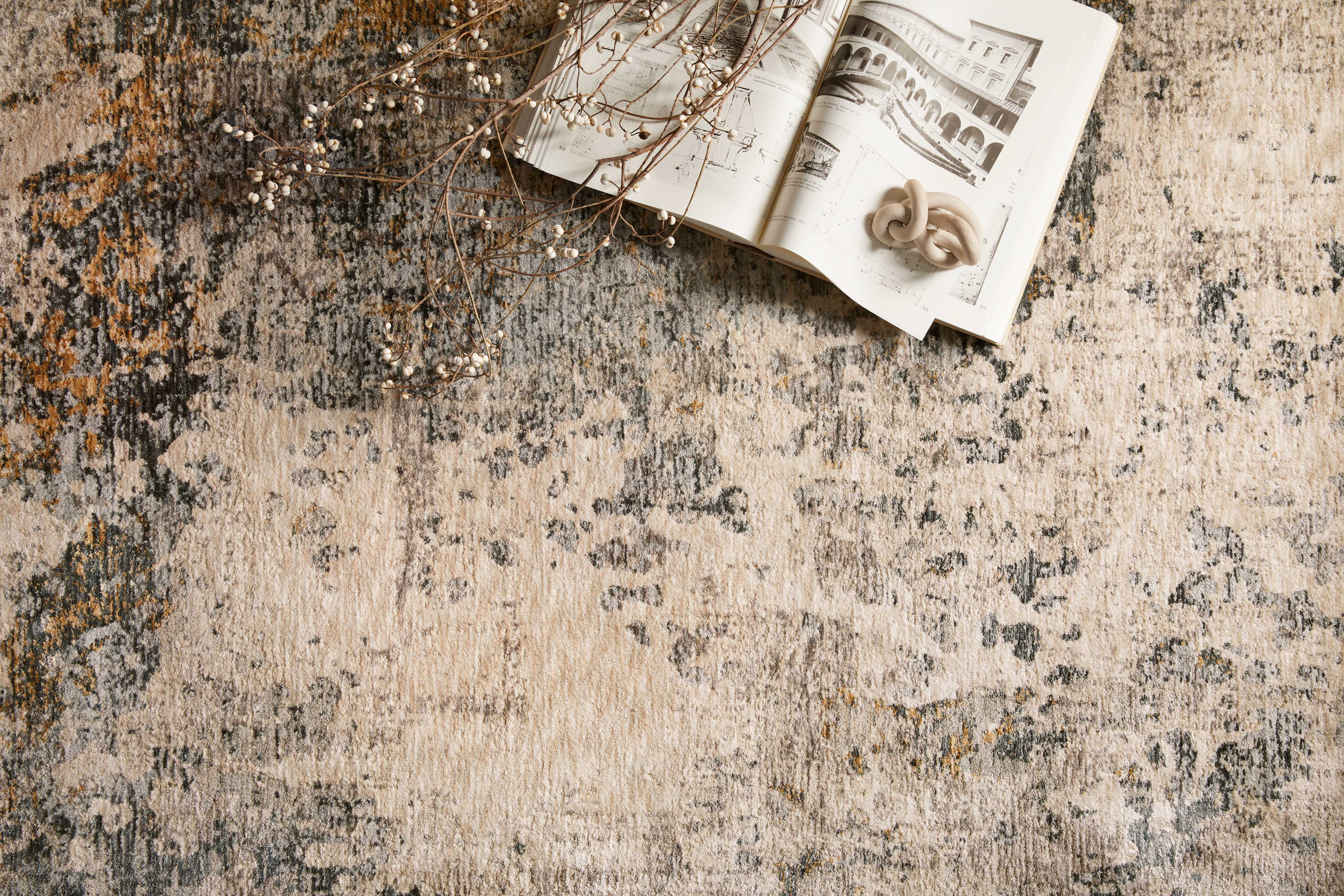 Loloi Axel Ocean / Beige Rug RUGS - synthetic Loloi