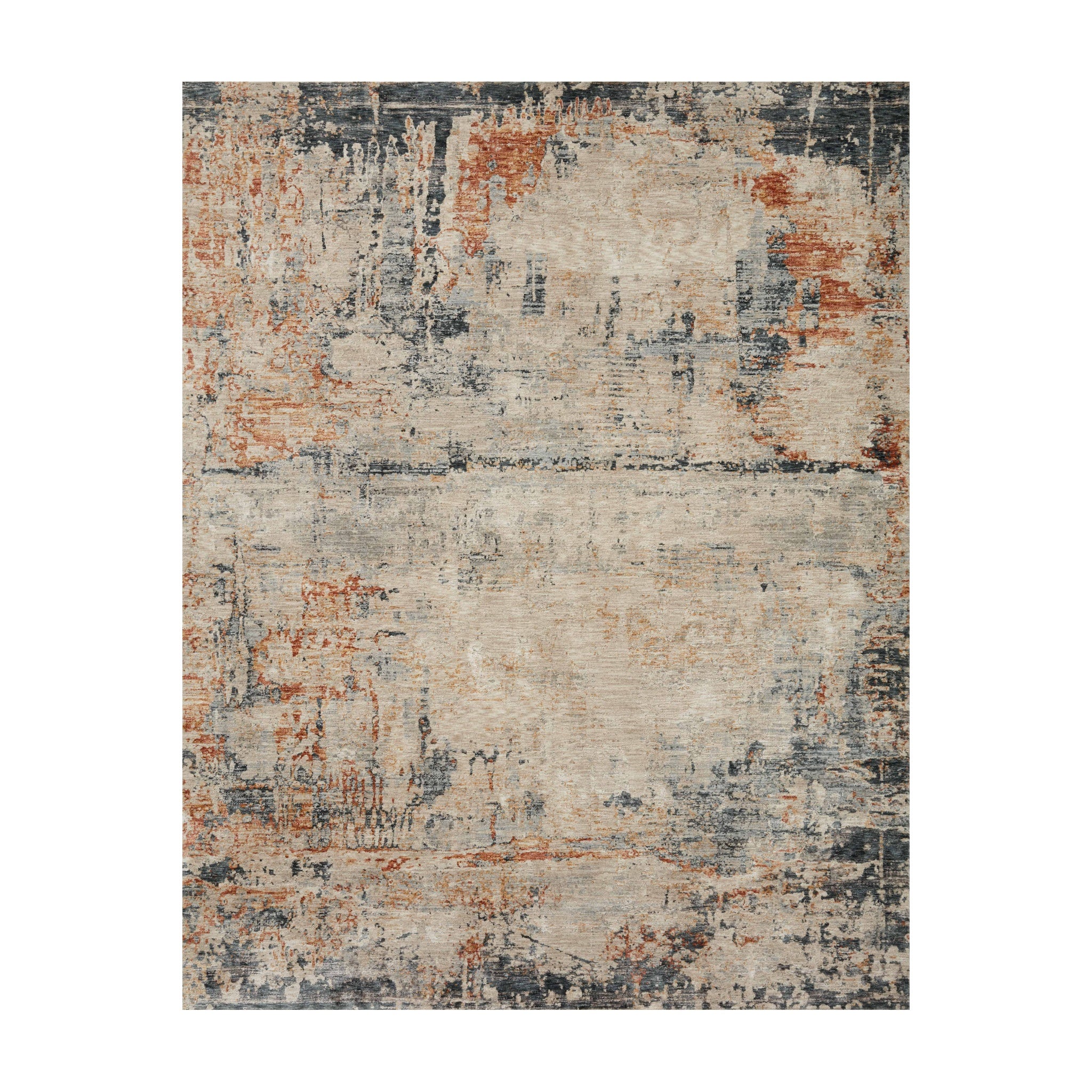 Loloi Axel Stone / Multi Rug RUGS - synthetic Loloi 18" x 18"