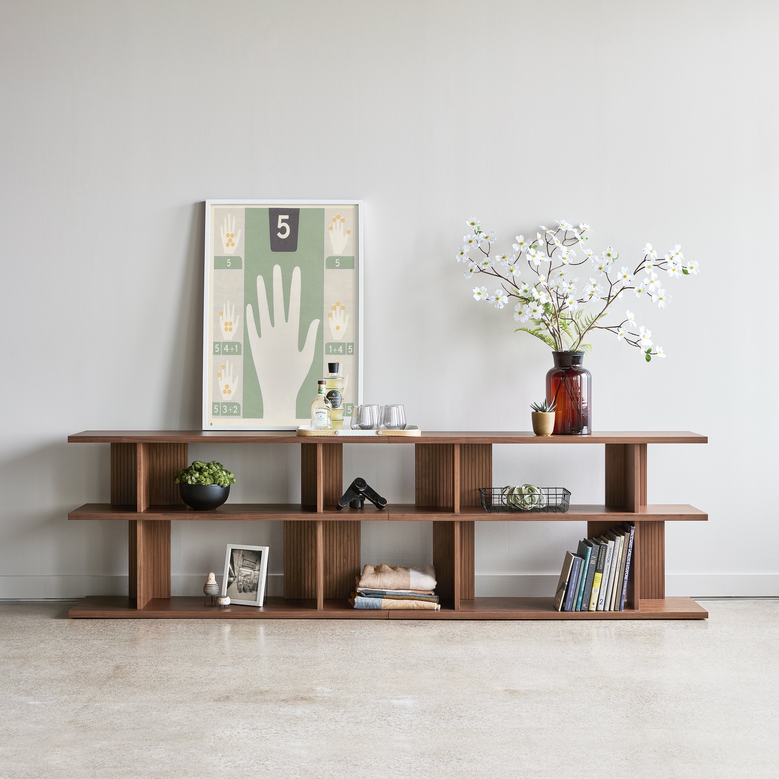 Albion 3-3 Shelving Unit FURNITURE - shelving unit Gus