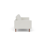 EQ3 Custom Fabric Joan 83" Sofa - Walnut Leg