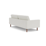 EQ3 Custom Fabric Joan 83" Sofa - Walnut Leg