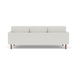 EQ3 Custom Fabric Joan 87" Sofa - Walnut Leg