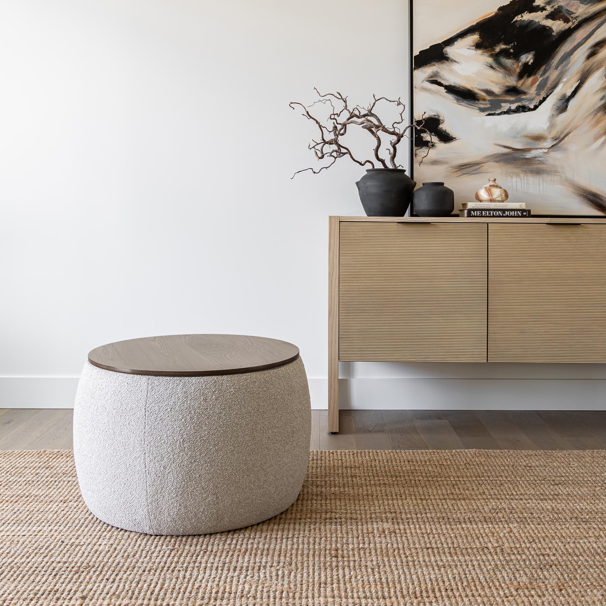Ashley Storage Ottoman FURNITURE - ottomans Style In Form