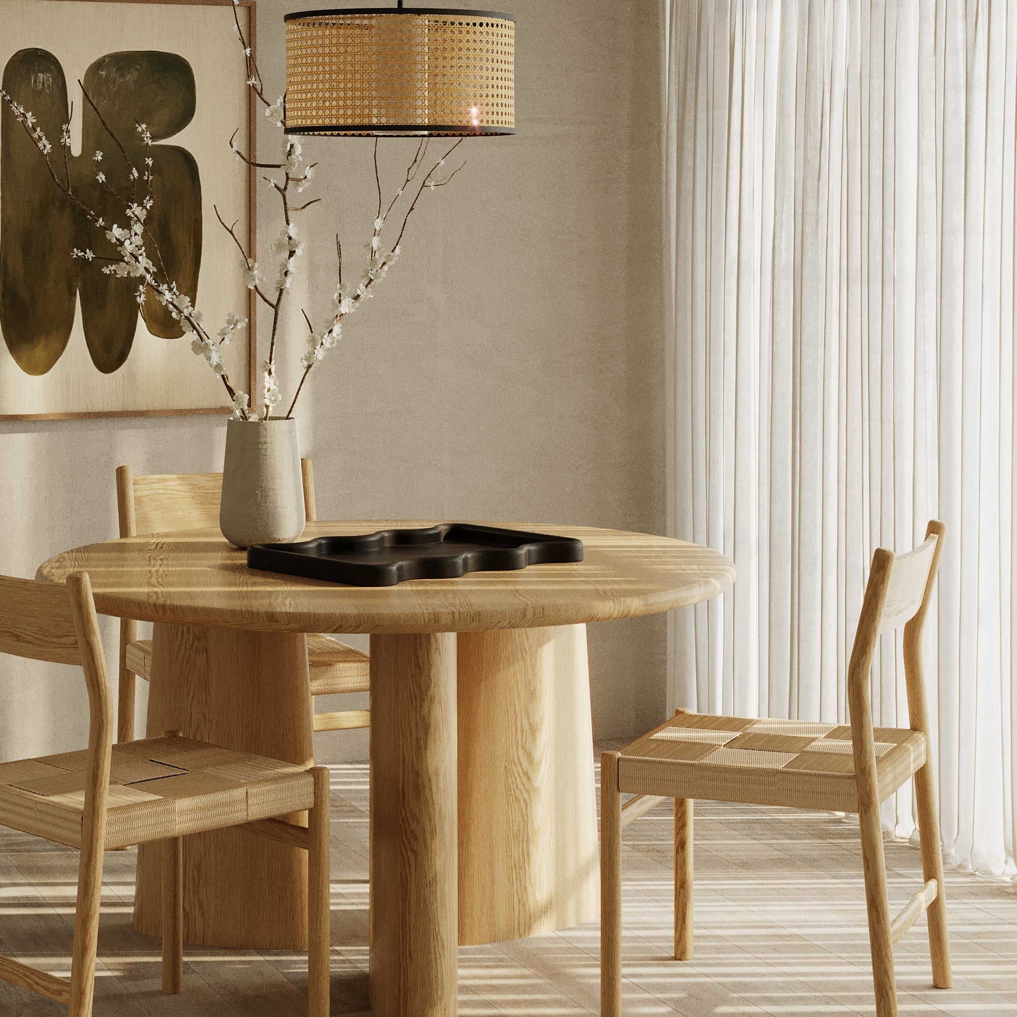 Ashen Dining Chair Set of 2 FURNITURE - dining chair Union Home