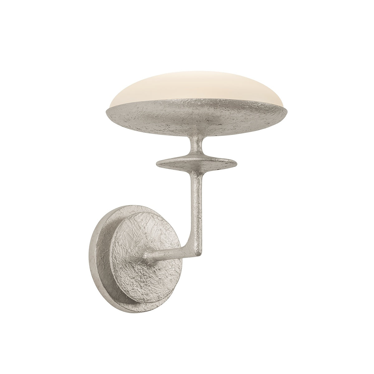 Pacific Wall Sconce LIGHTING - Wall Sconce Hudson Valley Lighting Warm Silver Leaf