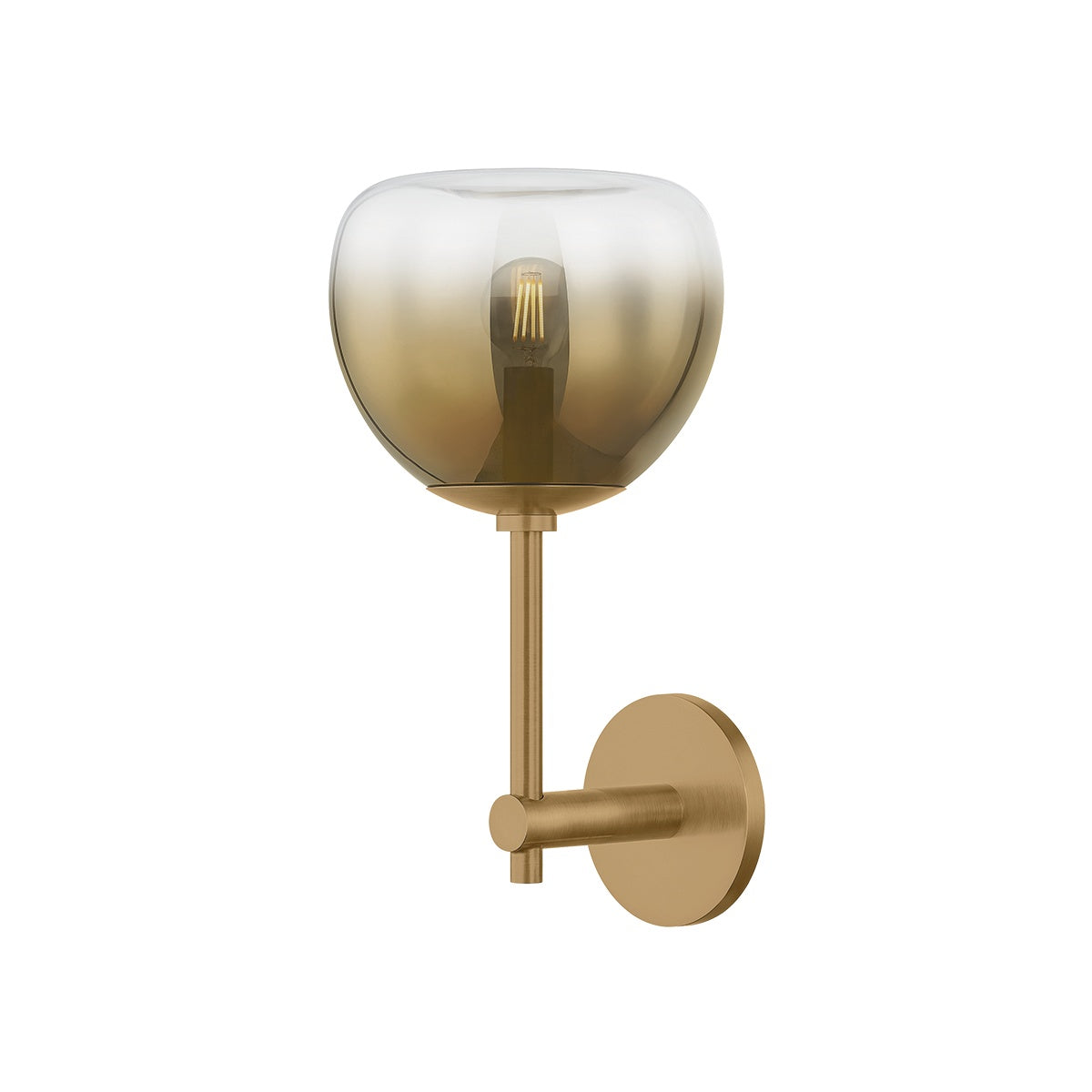 August Wall Sconce LIGHTING - Wall Sconce Hudson Valley Lighting Patina Brass