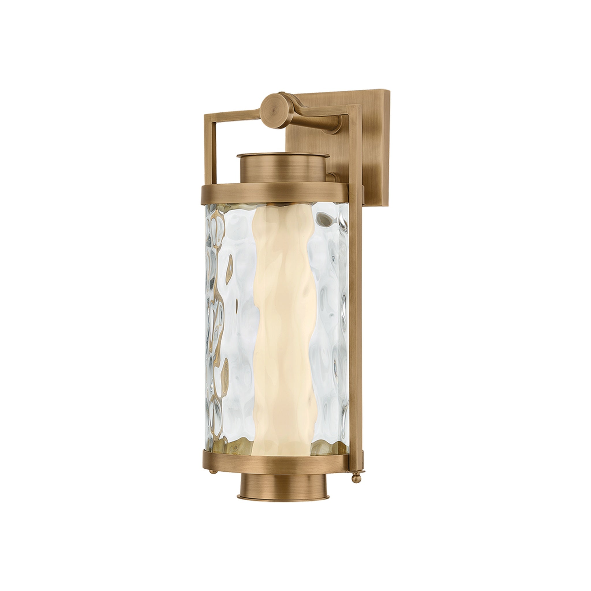 Haddock Wall Sconce LIGHTING - wall sconce Hudson Valley Lighting Patina Brass Small