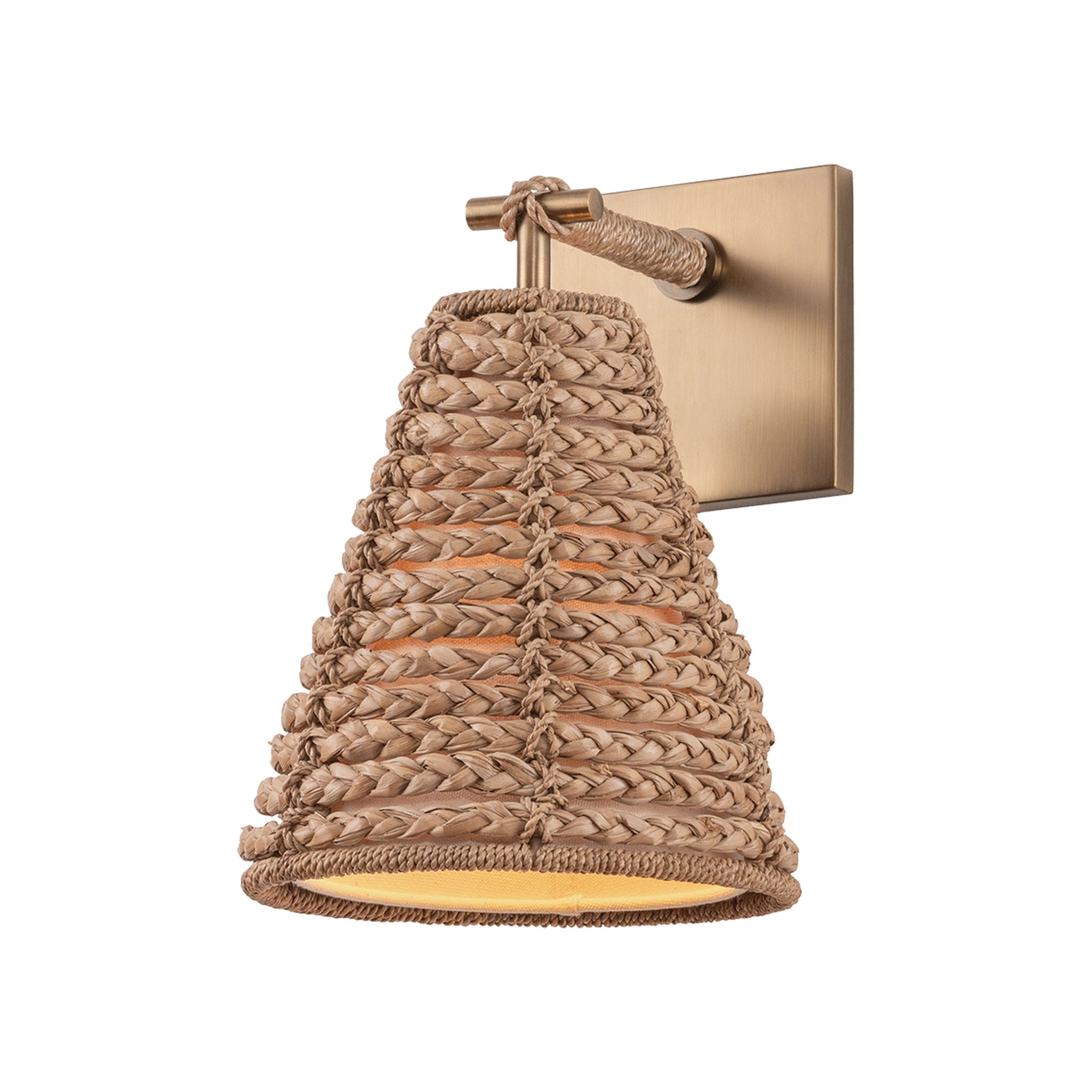 Redwood Wall Sconce LIGHTING - wall sconce Hudson Valley Lighting Patina Brass