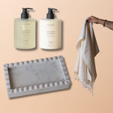 Holiday Gifting Bundle | Marble Tray, Hand Soap & Lotion, Hand Towel