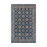 Banaras Hand Knotted Rug RUGS - wool Momeni Blue 2' X 3'