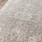 Benara Grey Hand Knotted Rug