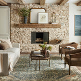 Magnolia Home by Joanna Gaines x Loloi Banks Denim / Clay Rug 1 - RUGS - patterned Loloi