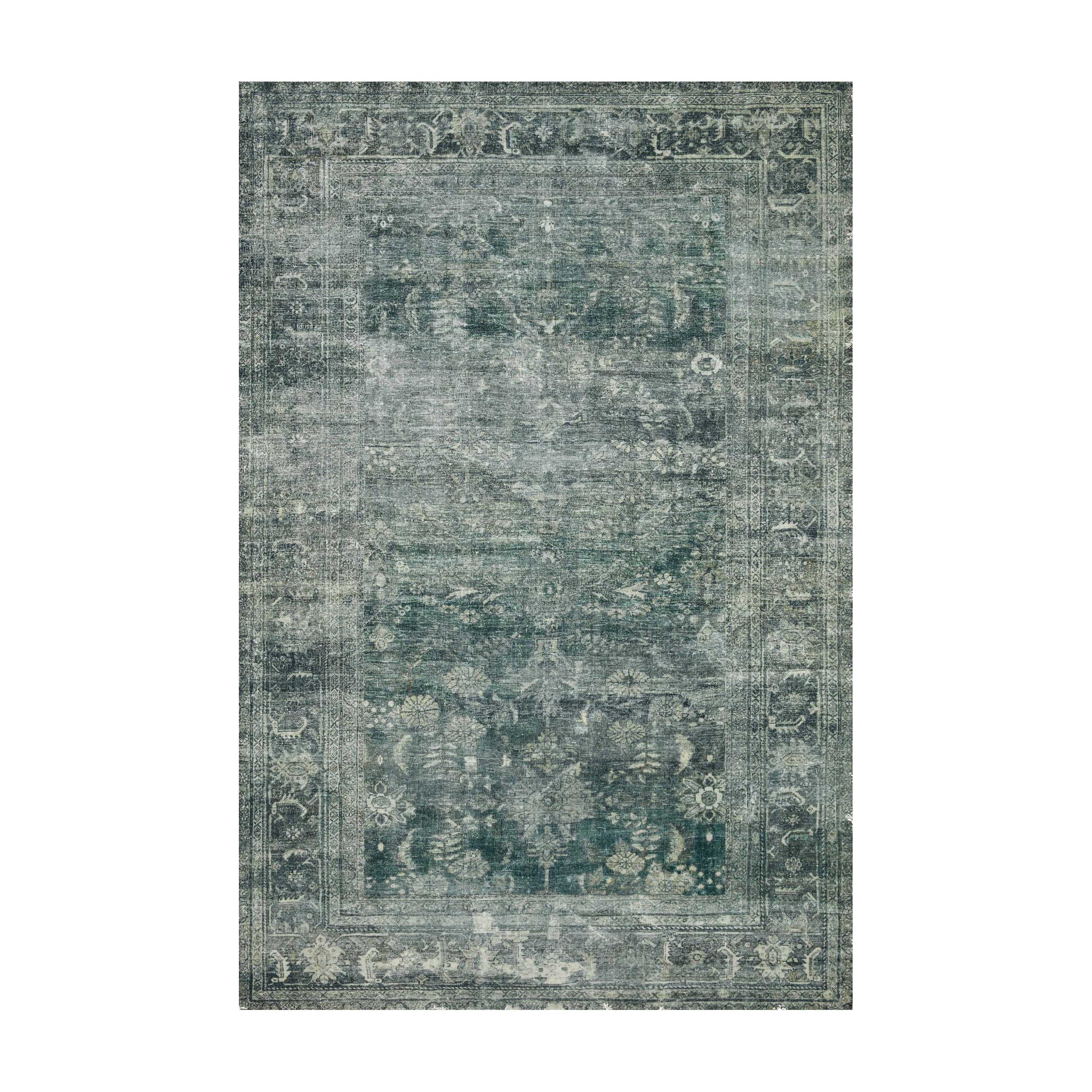 Joanna Gaines x Loloi Banks Blue / Lagoon Rug RUGS - synthetic Loloi 18" x 18"