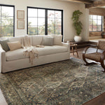 Magnolia Home by Joanna Gaines x Loloi Banks Spice / Blue Rug 1 - RUGS - patterned Loloi