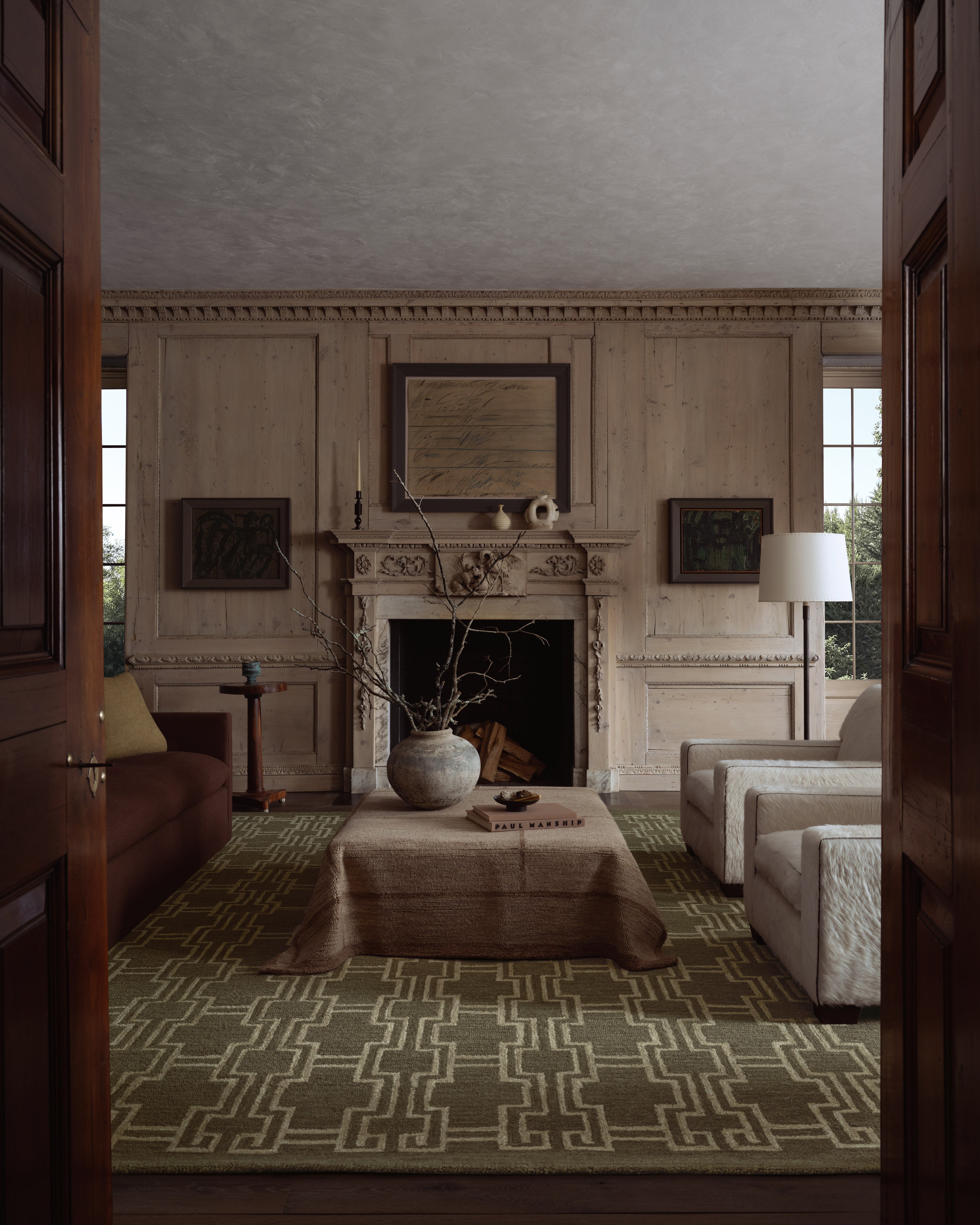Jeremiah Brent x Loloi Barrow Moss / Beige Rug - Rug & Weave