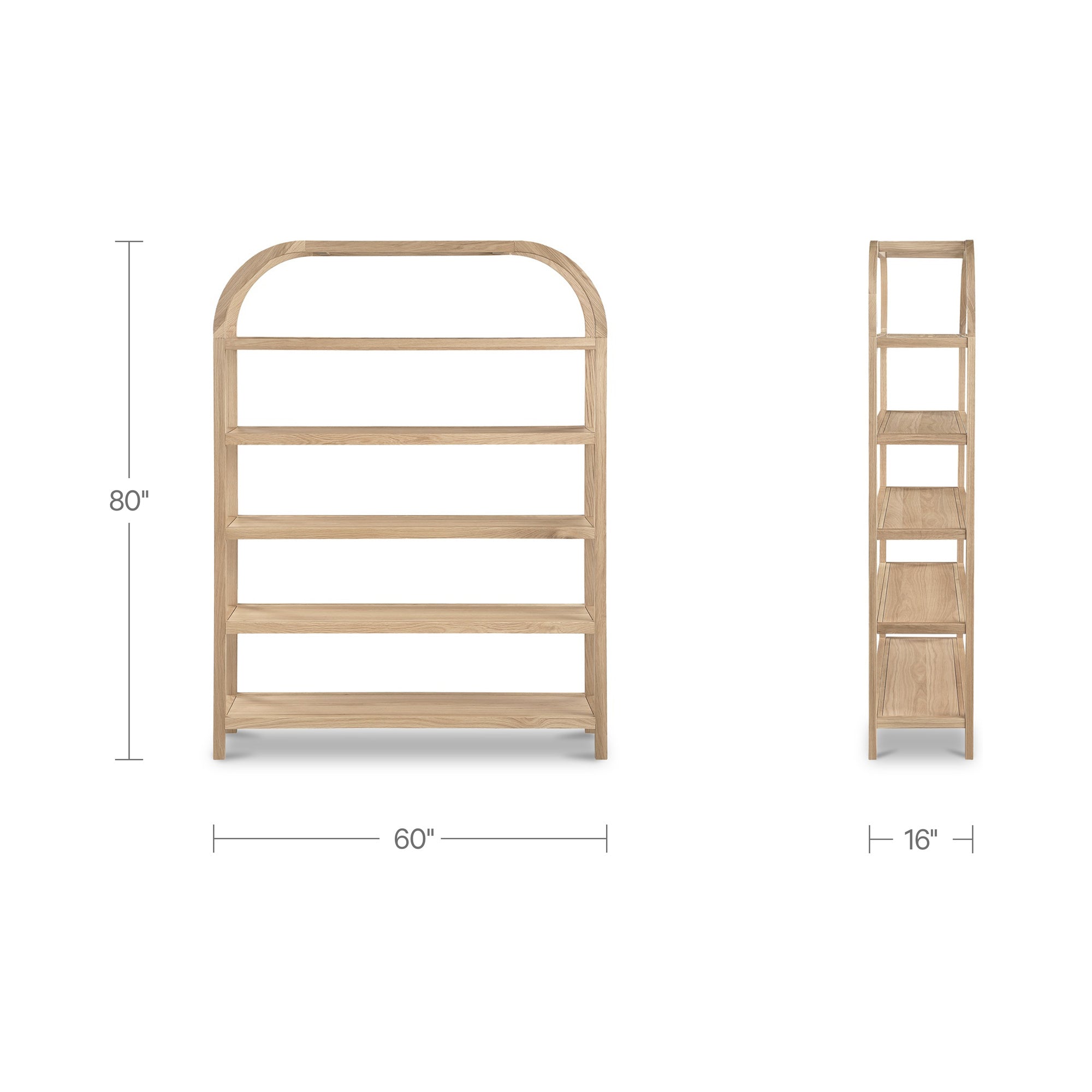Eero Bookcase Large FURNITURE - bookshelve Moe's Furniture