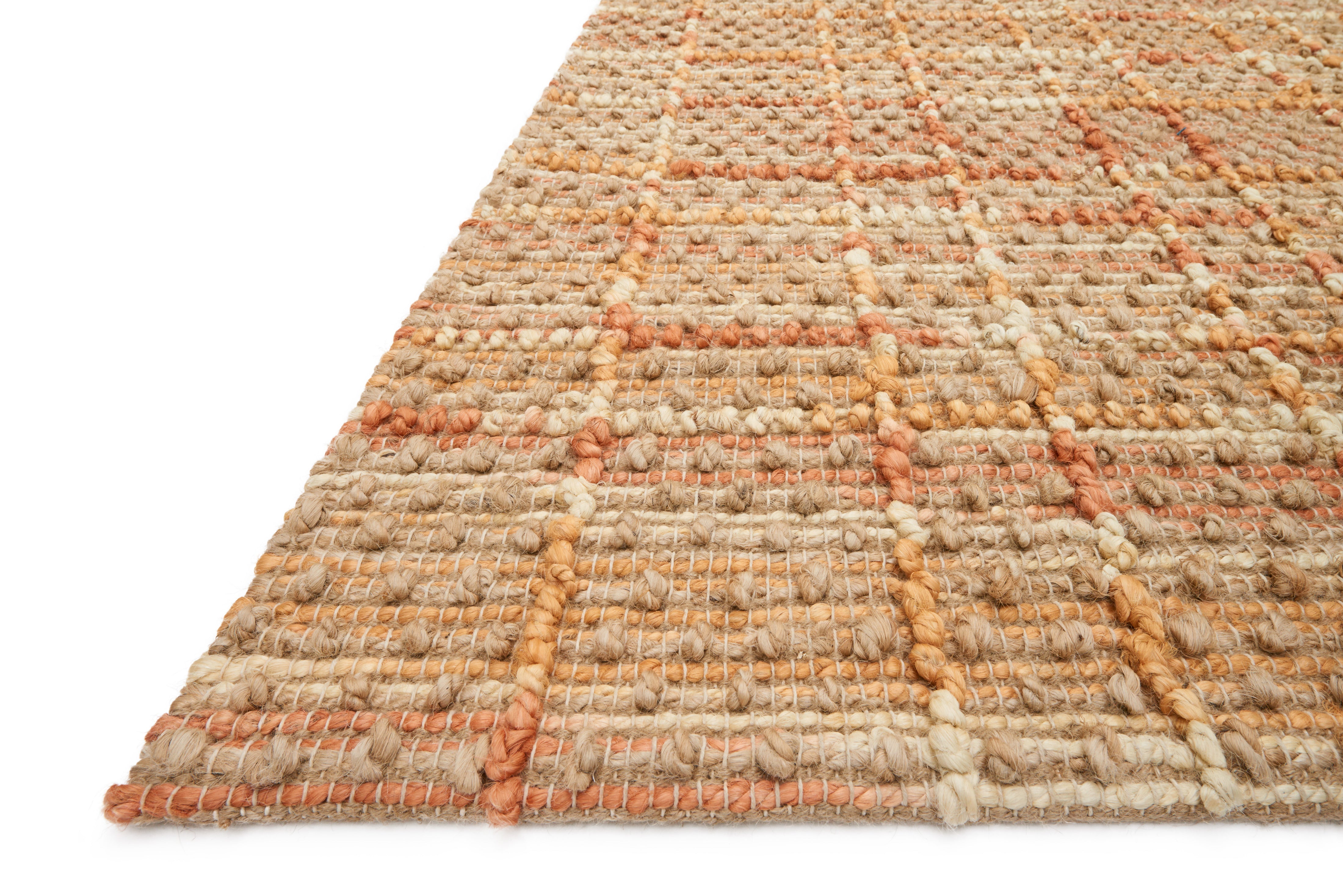 Loloi Beacon Tangerine Rug RUGS - jute Loloi