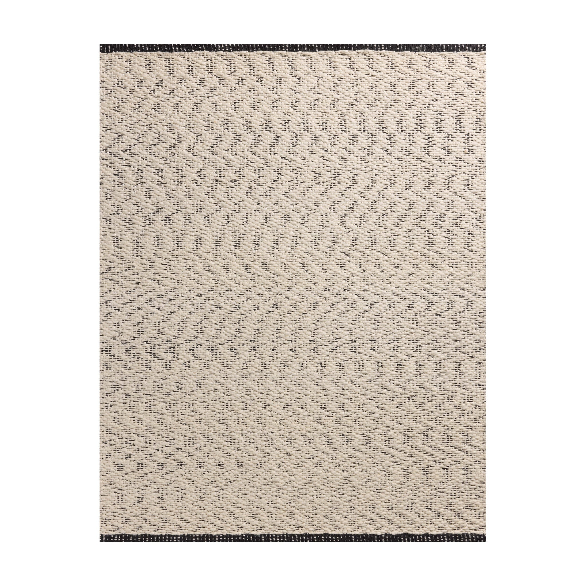 Joanna Gaines x Loloi Betty Ivory / Black Rug RUGS - wool Loloi 18" x 18"