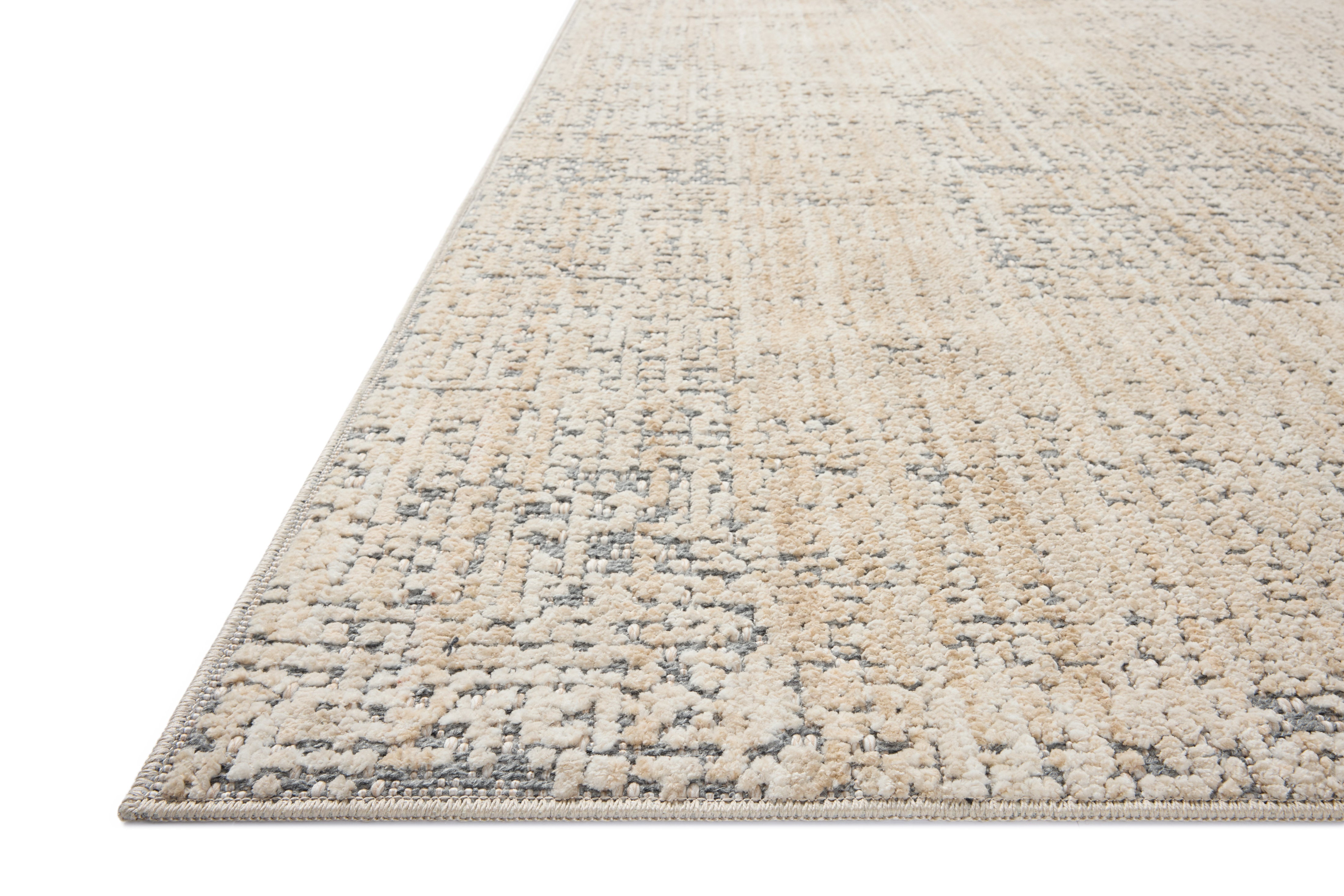 Amber Lewis x Loloi Bexley Natural / Slate Rug RUGS - synthetic Loloi