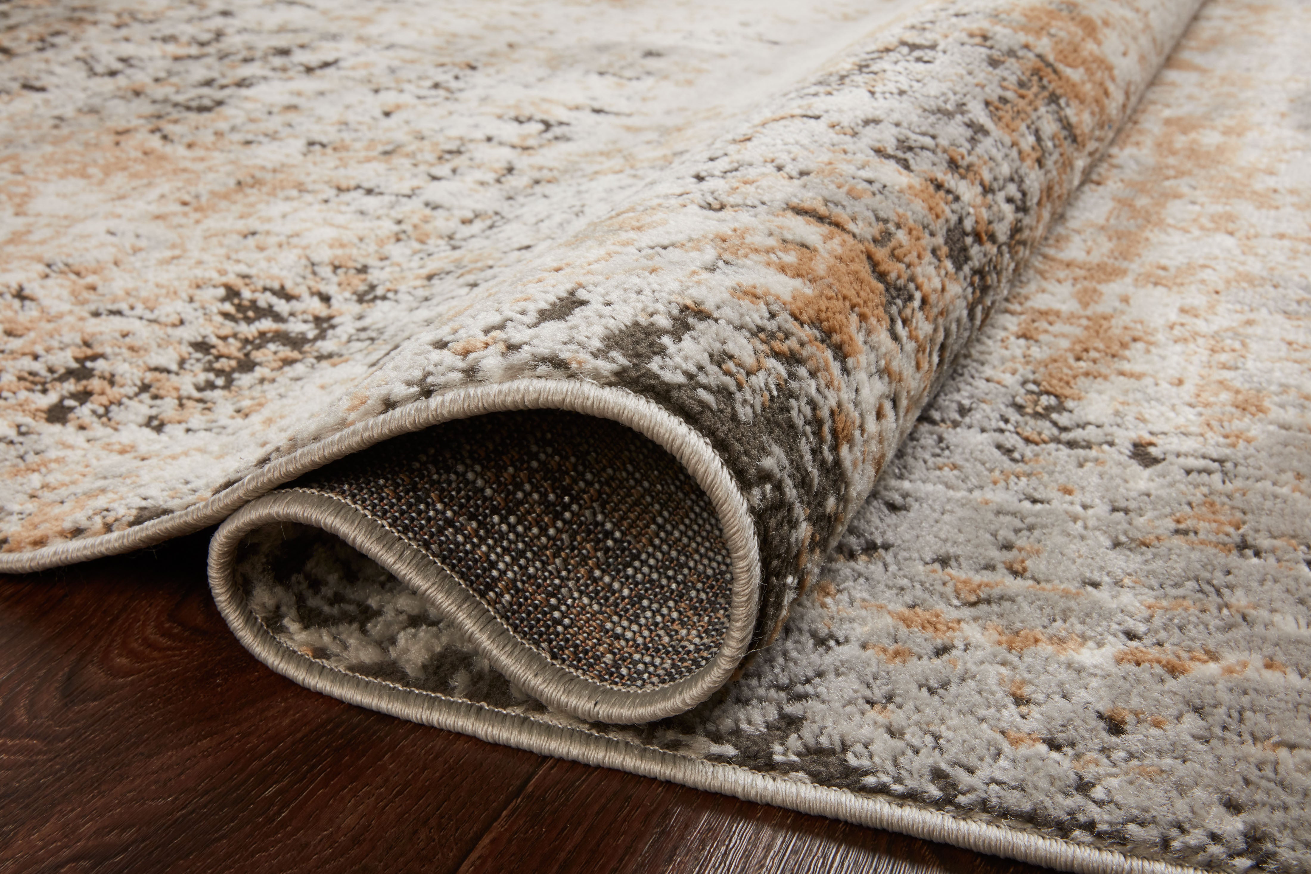Loloi Bianca Stone / Gold Rug RUGS - synthetic Loloi