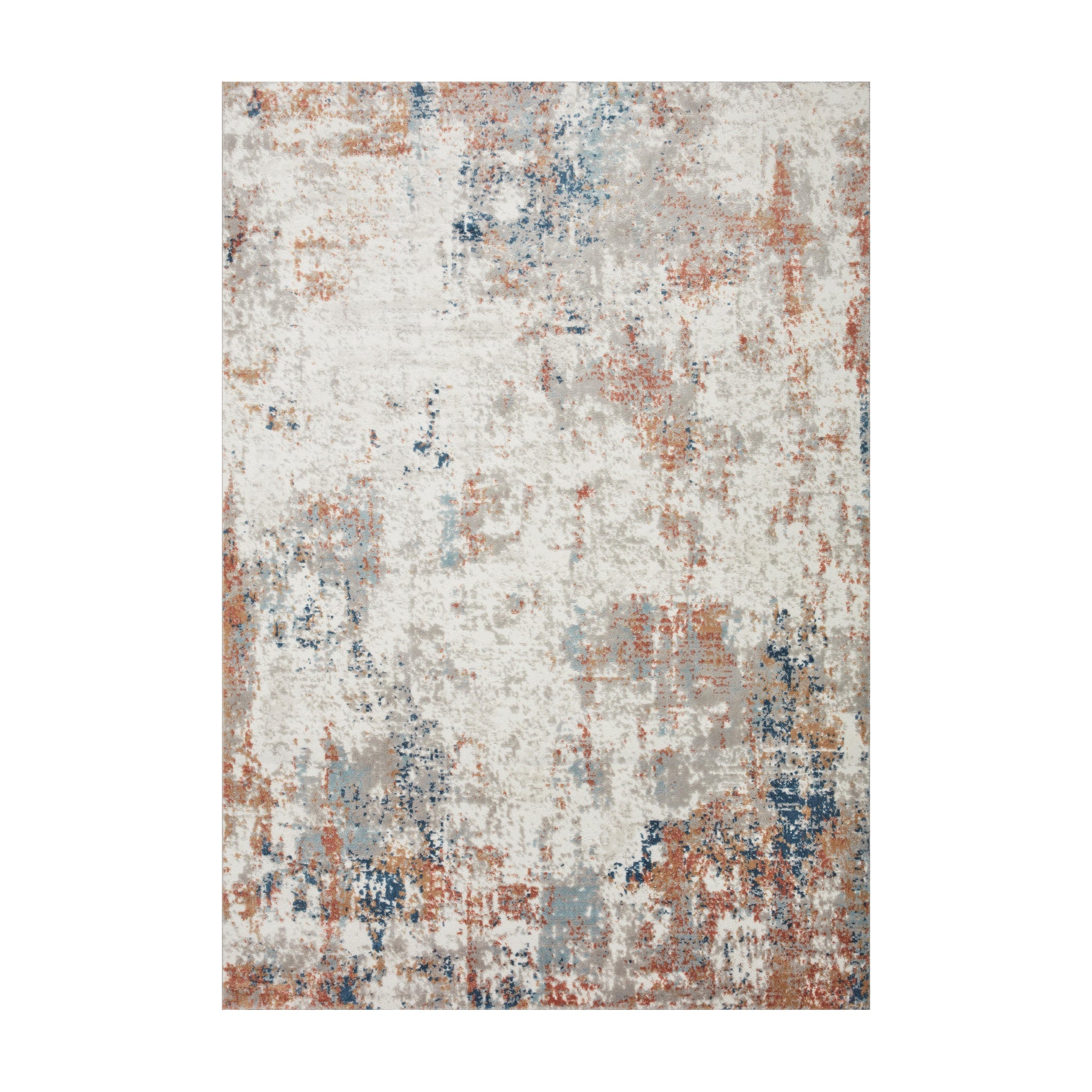 Loloi Bianca Ivory / Multi Rug RUGS - synthetic Loloi 18" x 18"