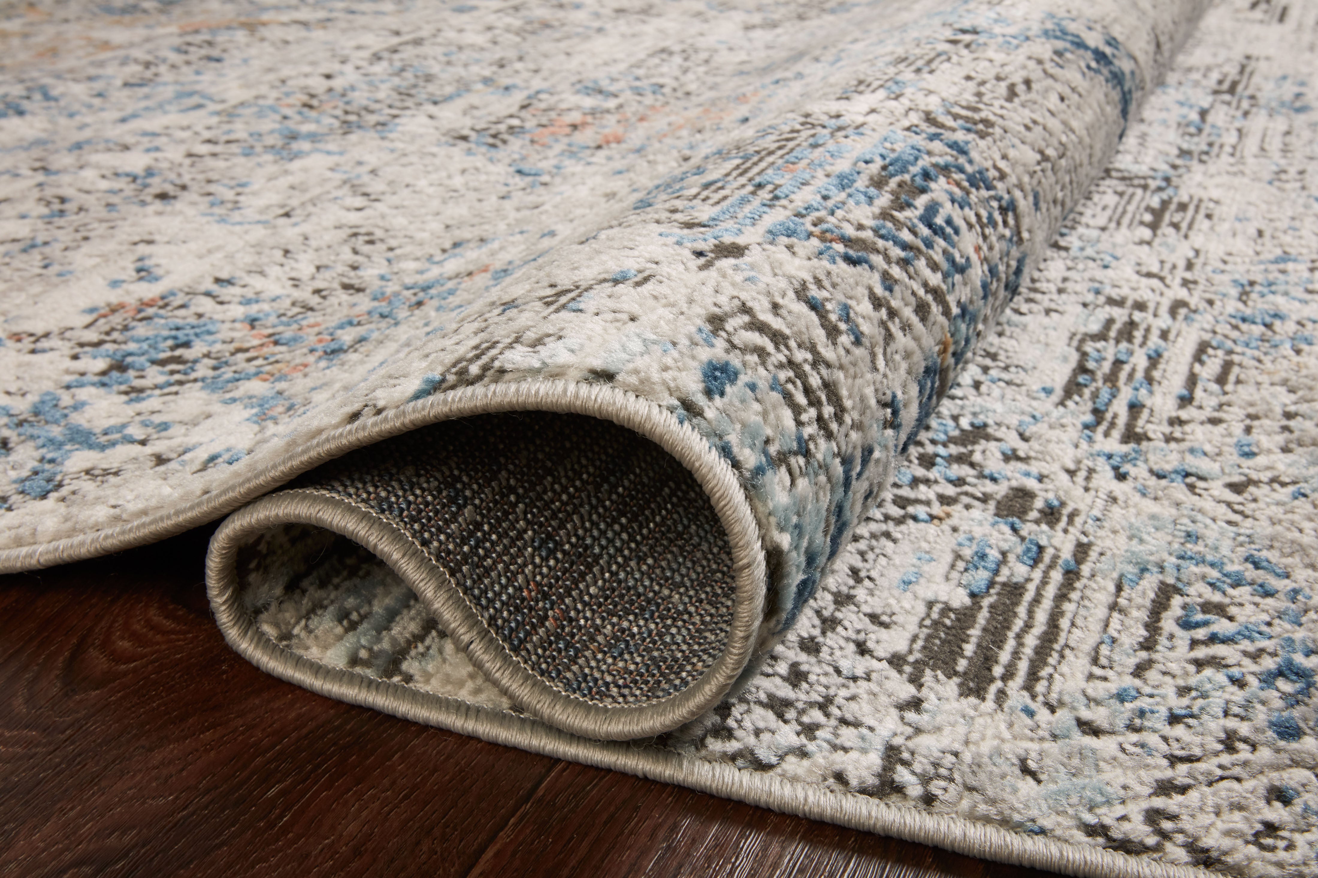 Loloi Bianca Grey / Multi Rug RUGS - synthetic Loloi