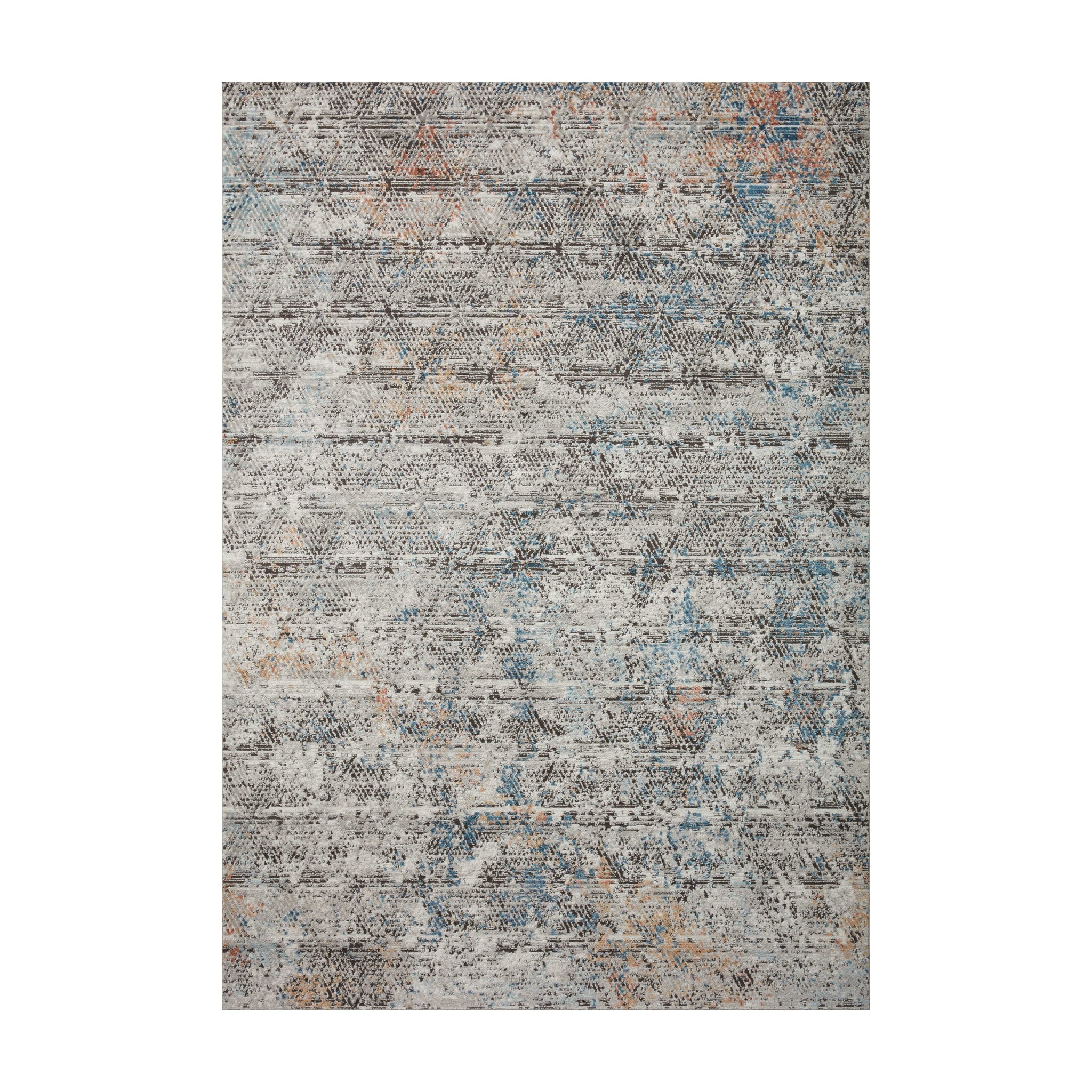 Loloi Bianca Grey / Multi Rug RUGS - synthetic Loloi 18" x 18"