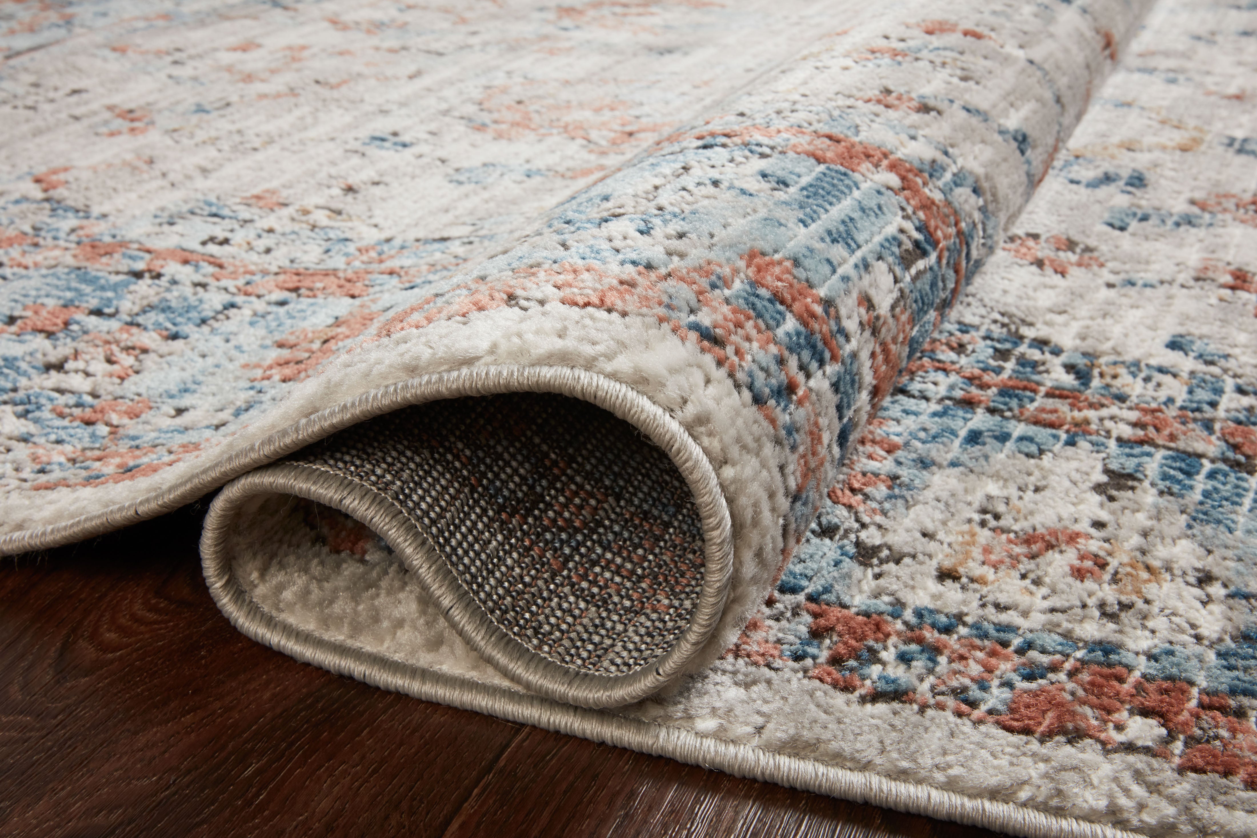 Loloi Bianca Dove / Multi Rug RUGS - synthetic Loloi