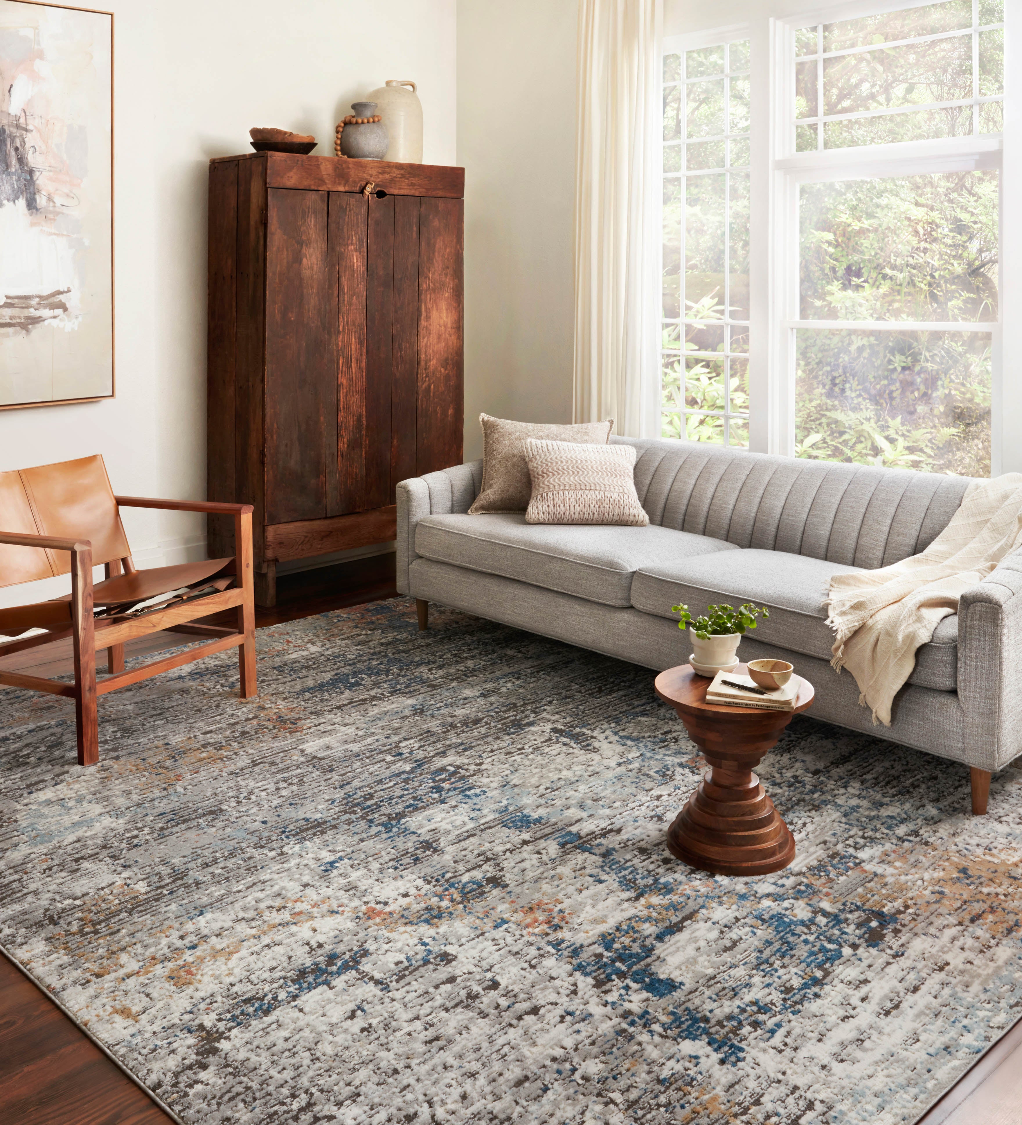 Loloi Bianca Granite / Multi Rug RUGS - synthetic Loloi