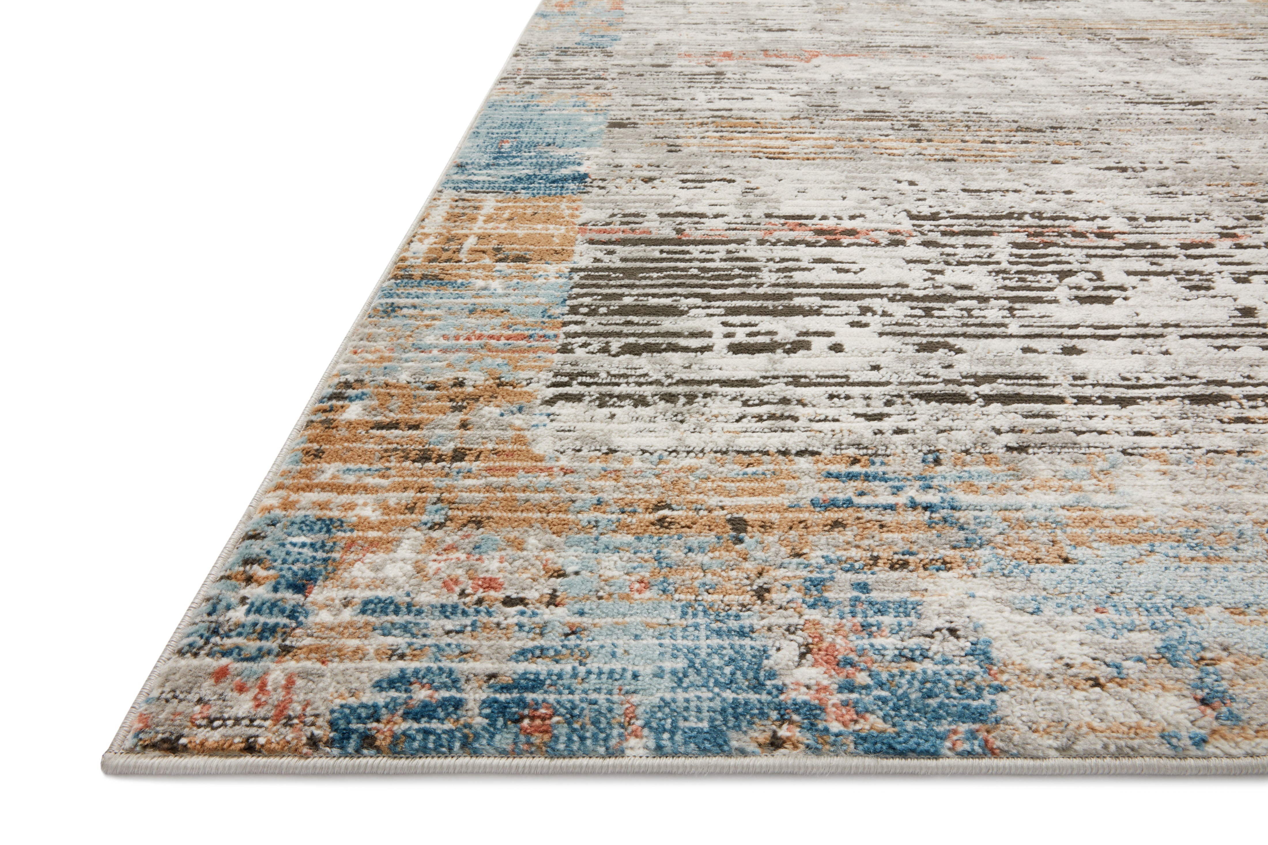Loloi Bianca Ash / Multi Rug RUGS - synthetic Loloi