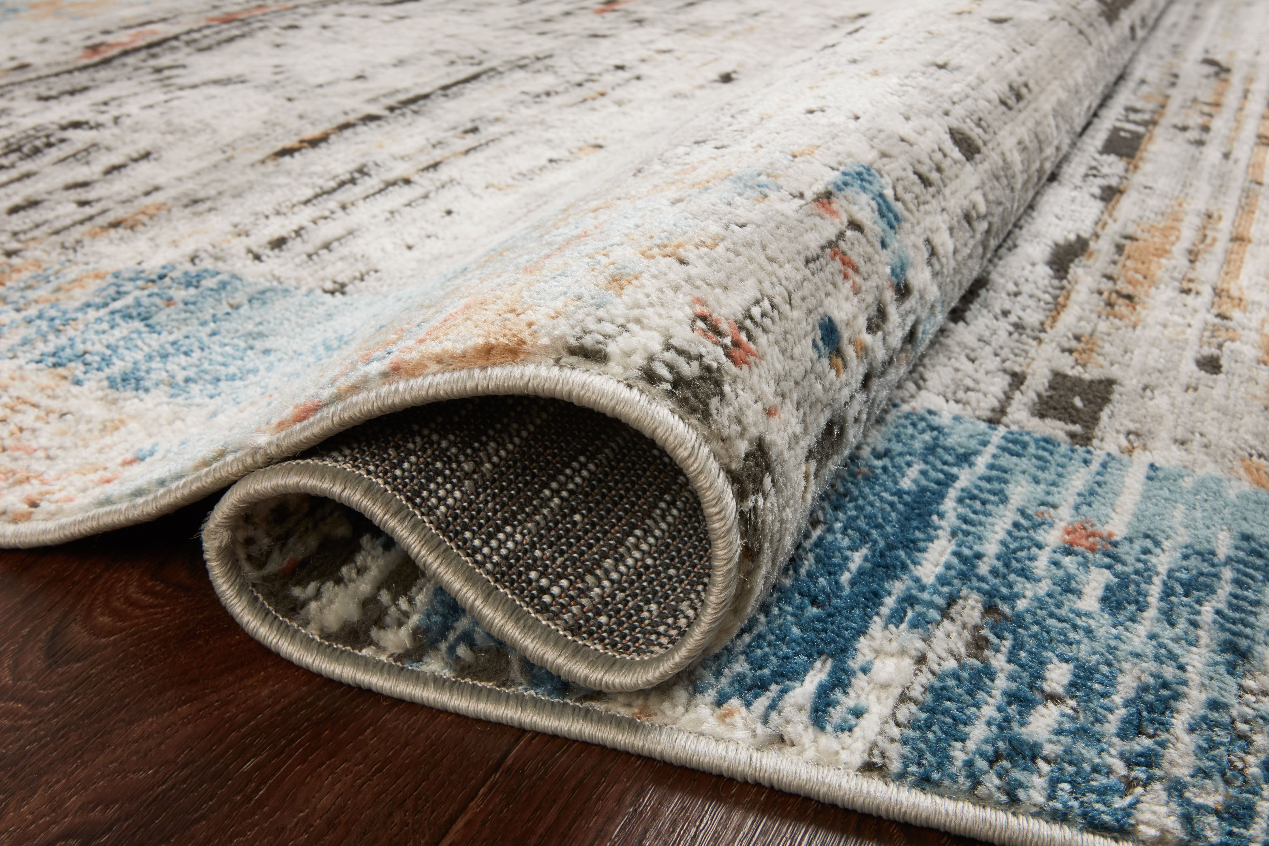 Loloi Bianca Ash / Multi Rug RUGS - synthetic Loloi