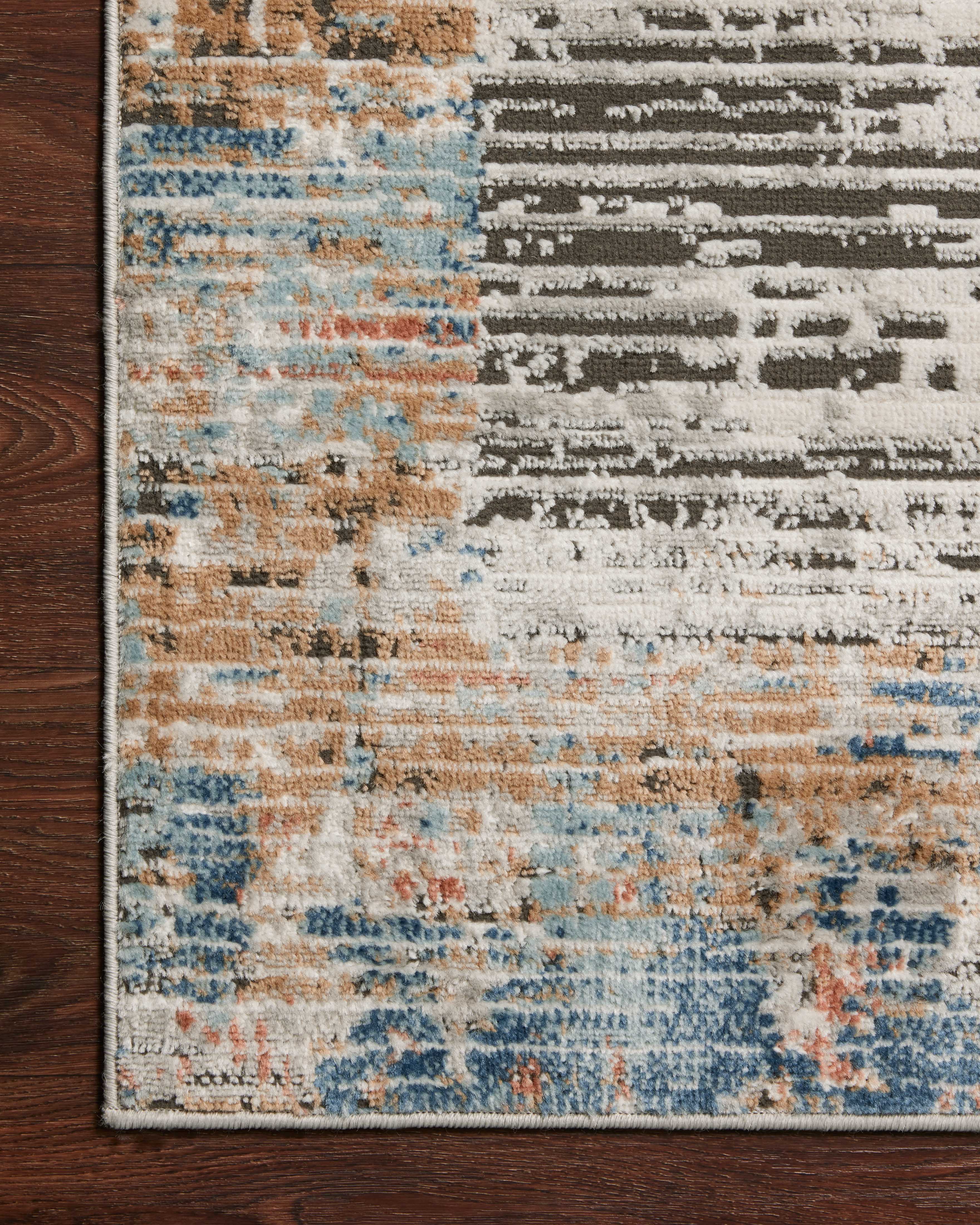 Loloi Bianca Ash / Multi Rug RUGS - synthetic Loloi