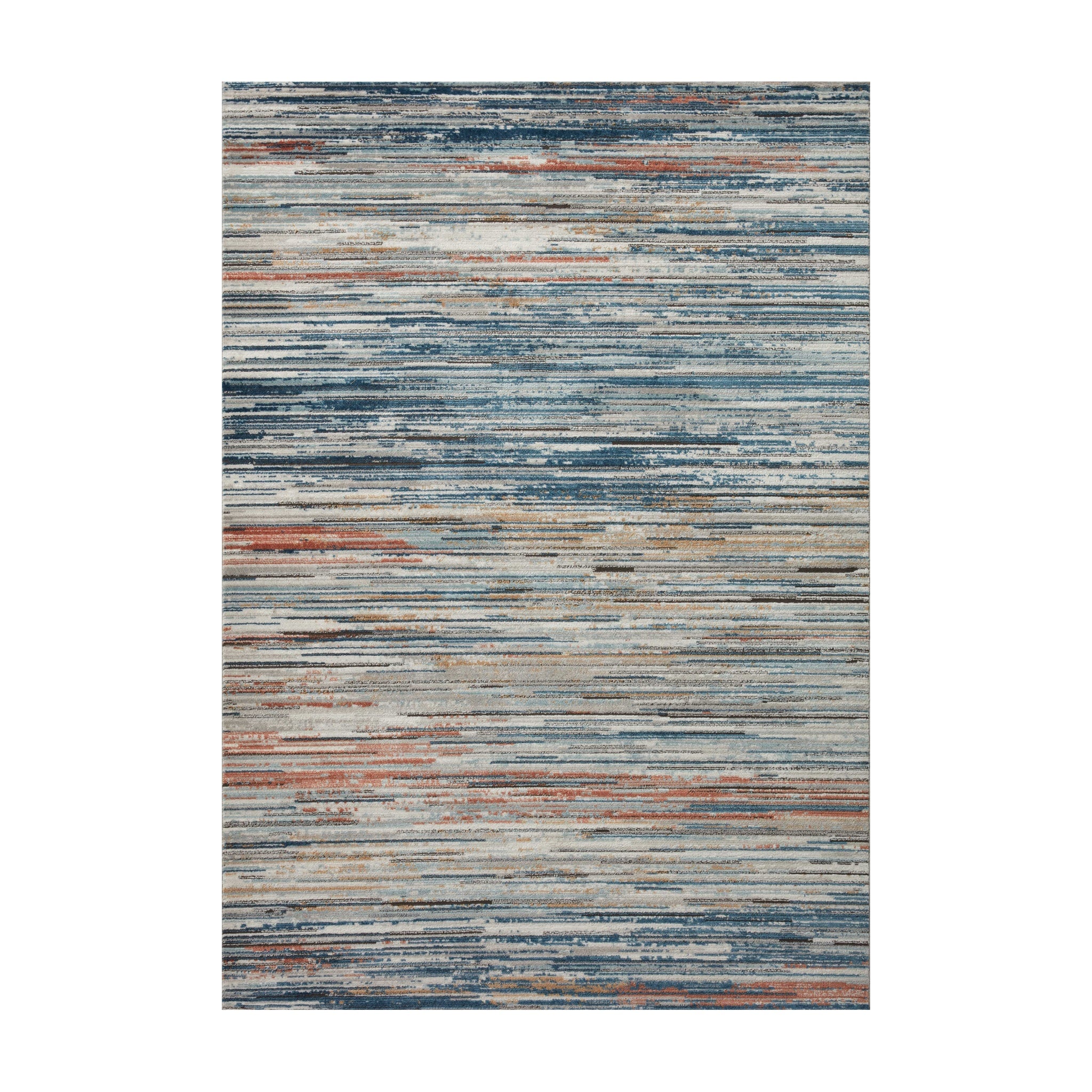 Loloi Bianca Pebble / Multi Rug RUGS - synthetic Loloi 18" x 18"