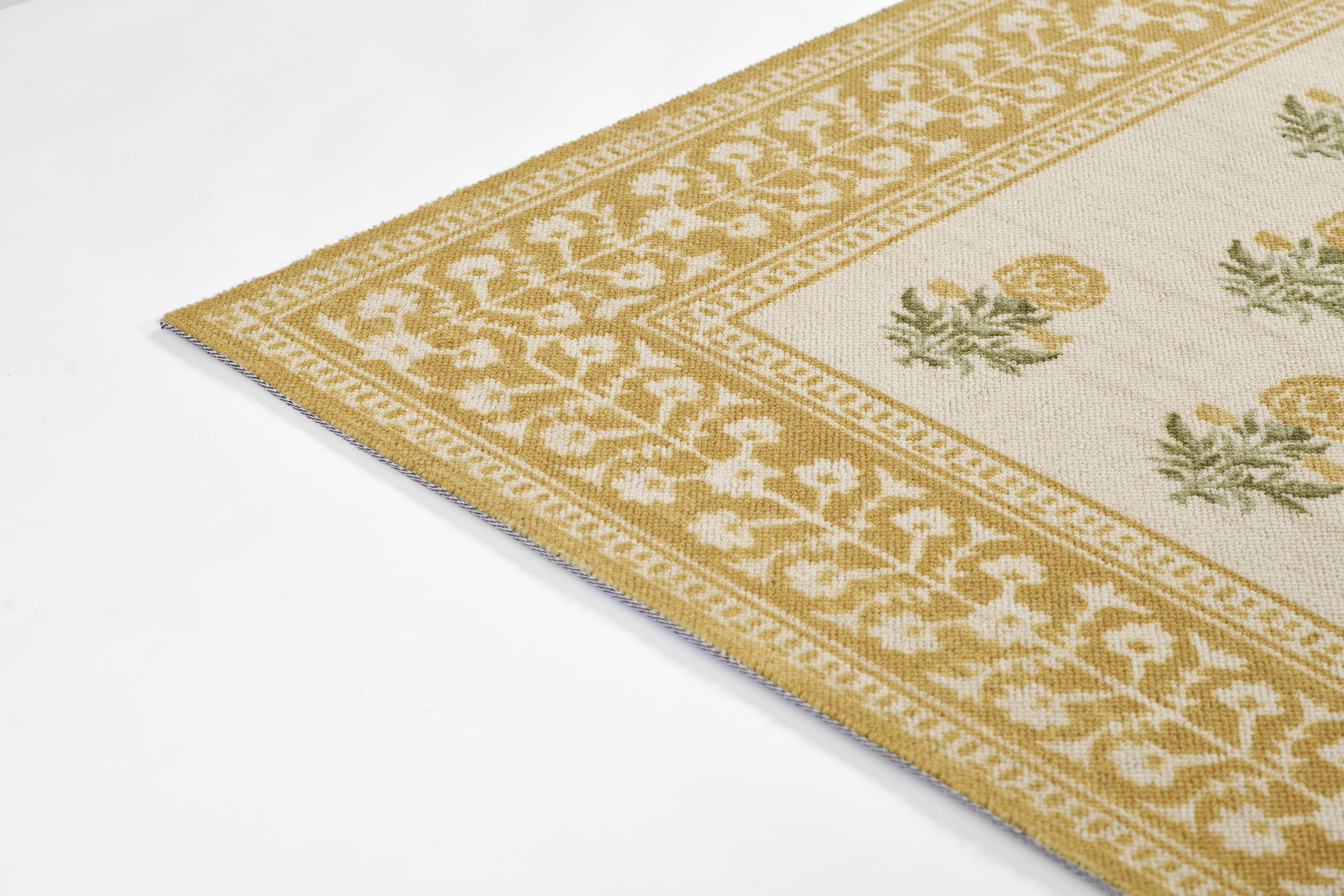Bellbury Block Print Rug RUGS - wool Momeni