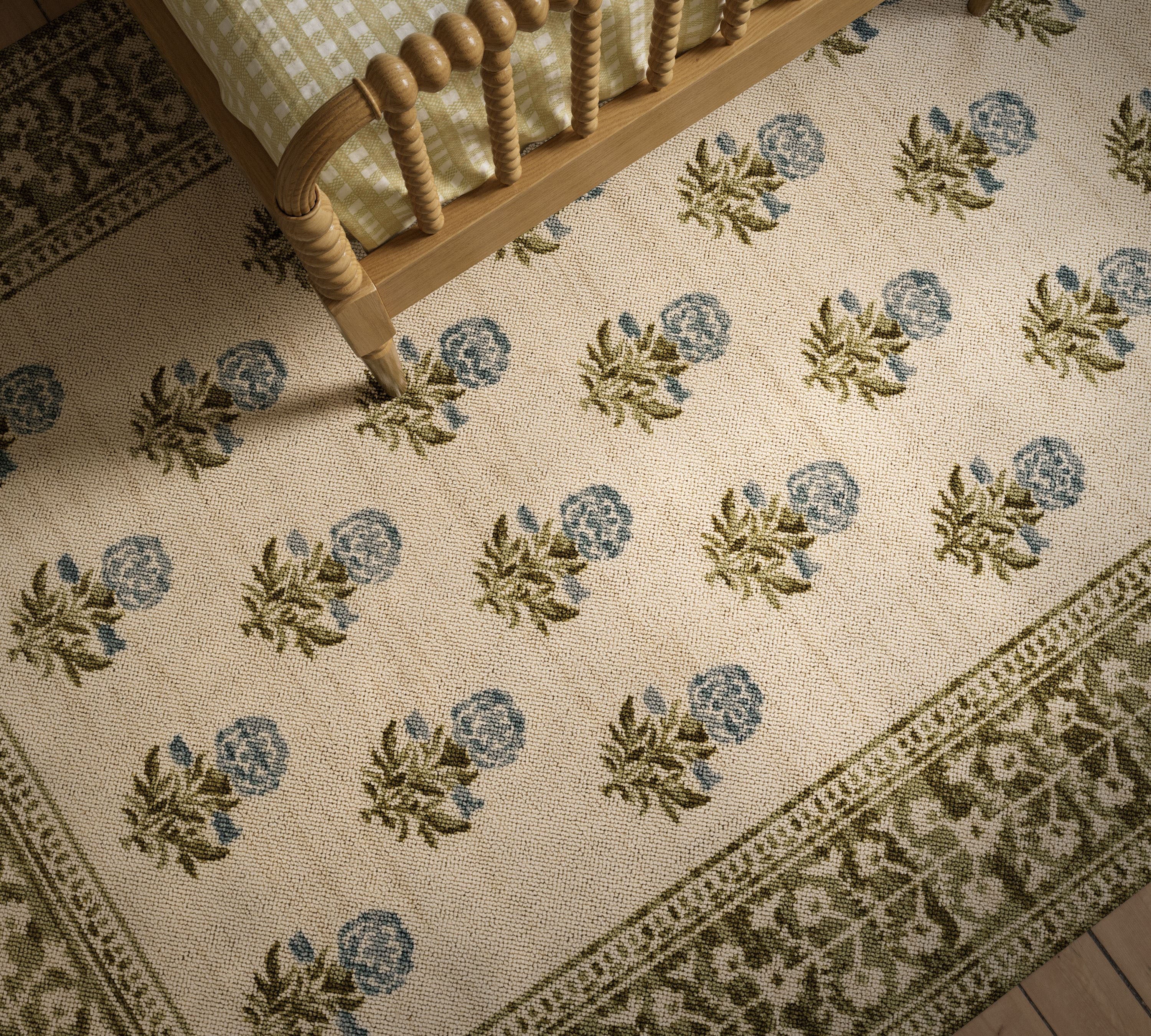 Bellbury Block Print Rug RUGS - wool Momeni
