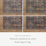Amber Lewis x Loloi Billie Ink / Salmon Rug 0-patterned rugs Loloi