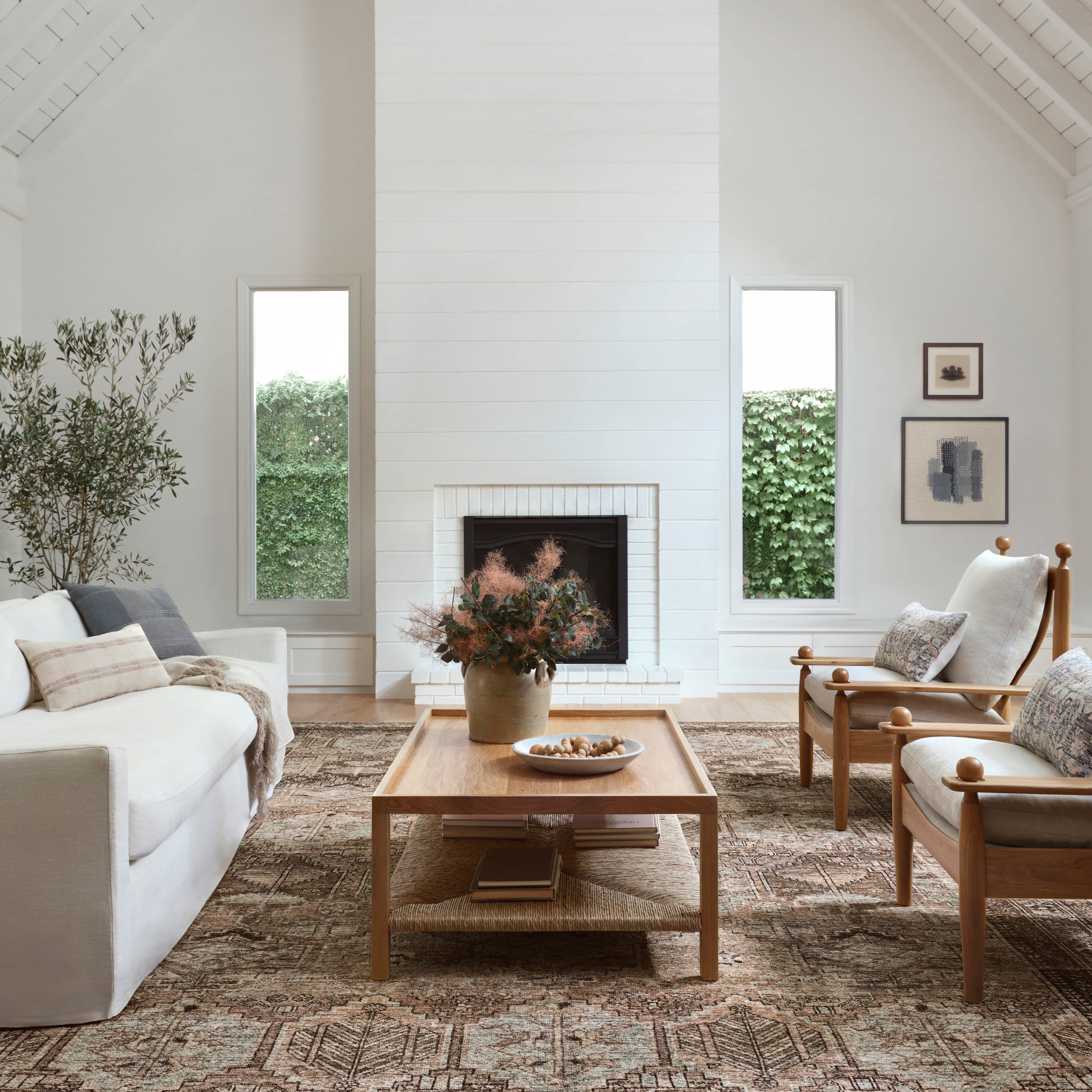 Amber Lewis x Loloi Billie Clay / Sage Rug 0-patterned rugs Loloi